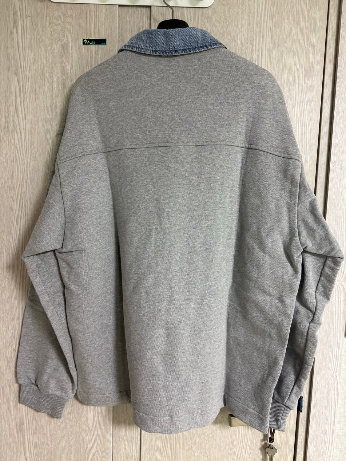 타임옴므 데님칼라 스웻셔츠 상품이미지2