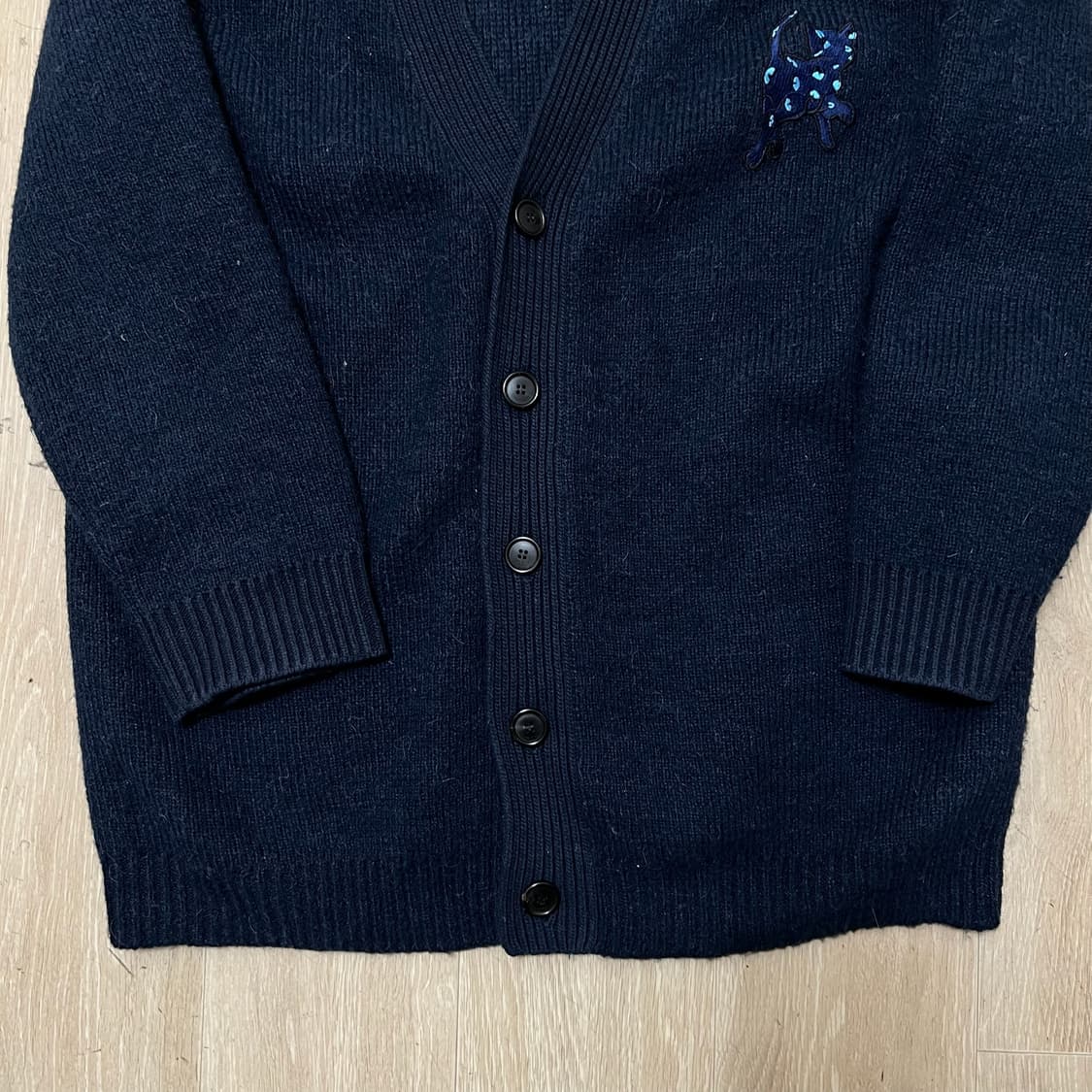 리버클래시 남성 브이넥 니트 가디건 XL/105  상품이미지4