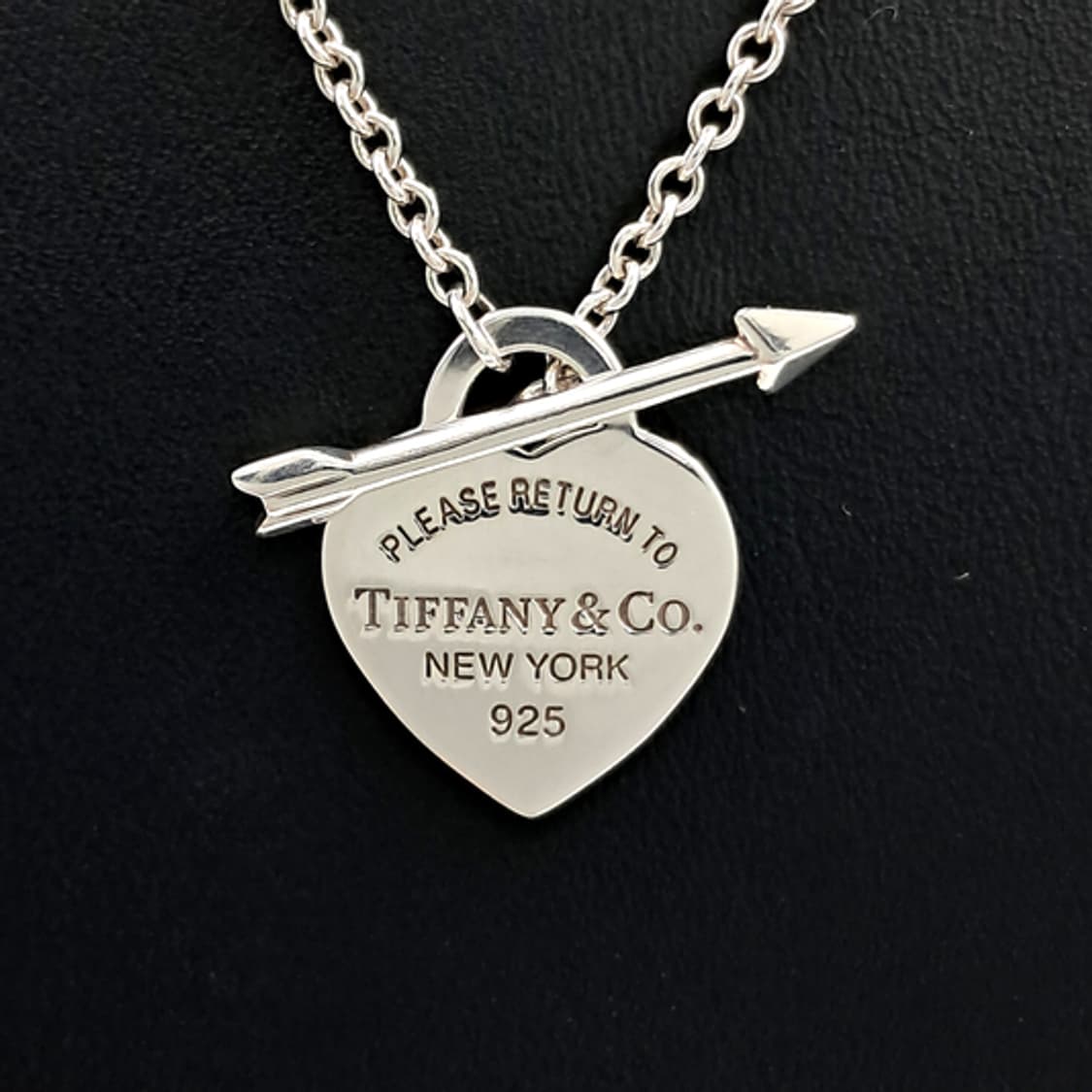 티파니 925실버 리턴투 러브스트럭 하트 태그 목걸이 상품이미지1