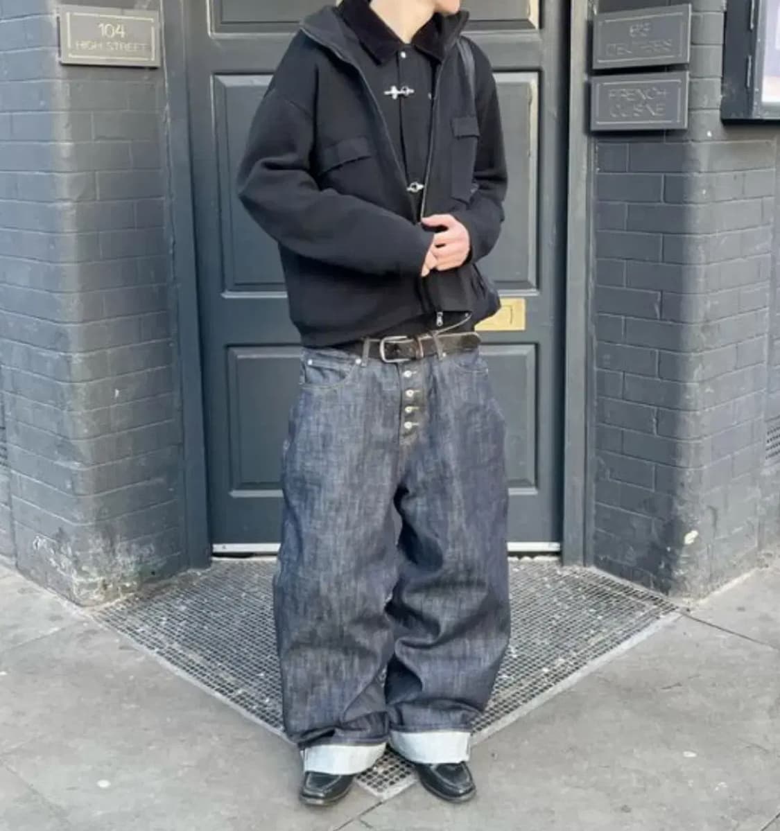 빈티지 와이드 생지 데님 상품이미지6