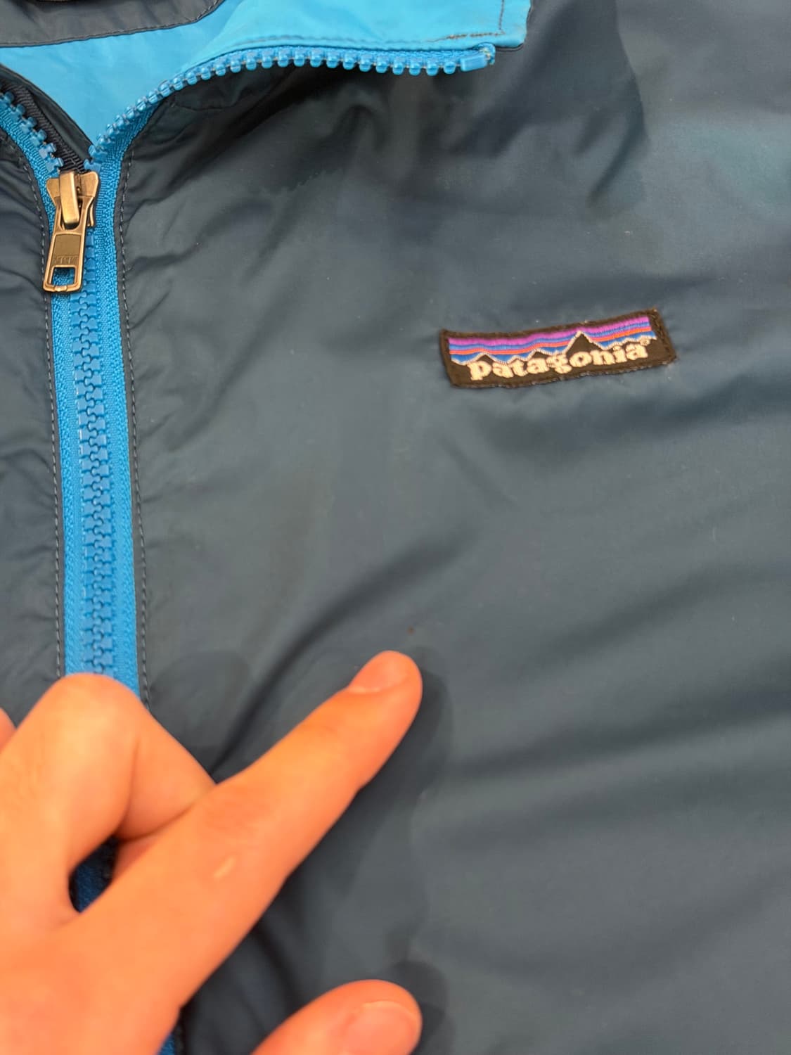 파타고니아 경량패딩 태스커 자켓 블루 상품이미지4