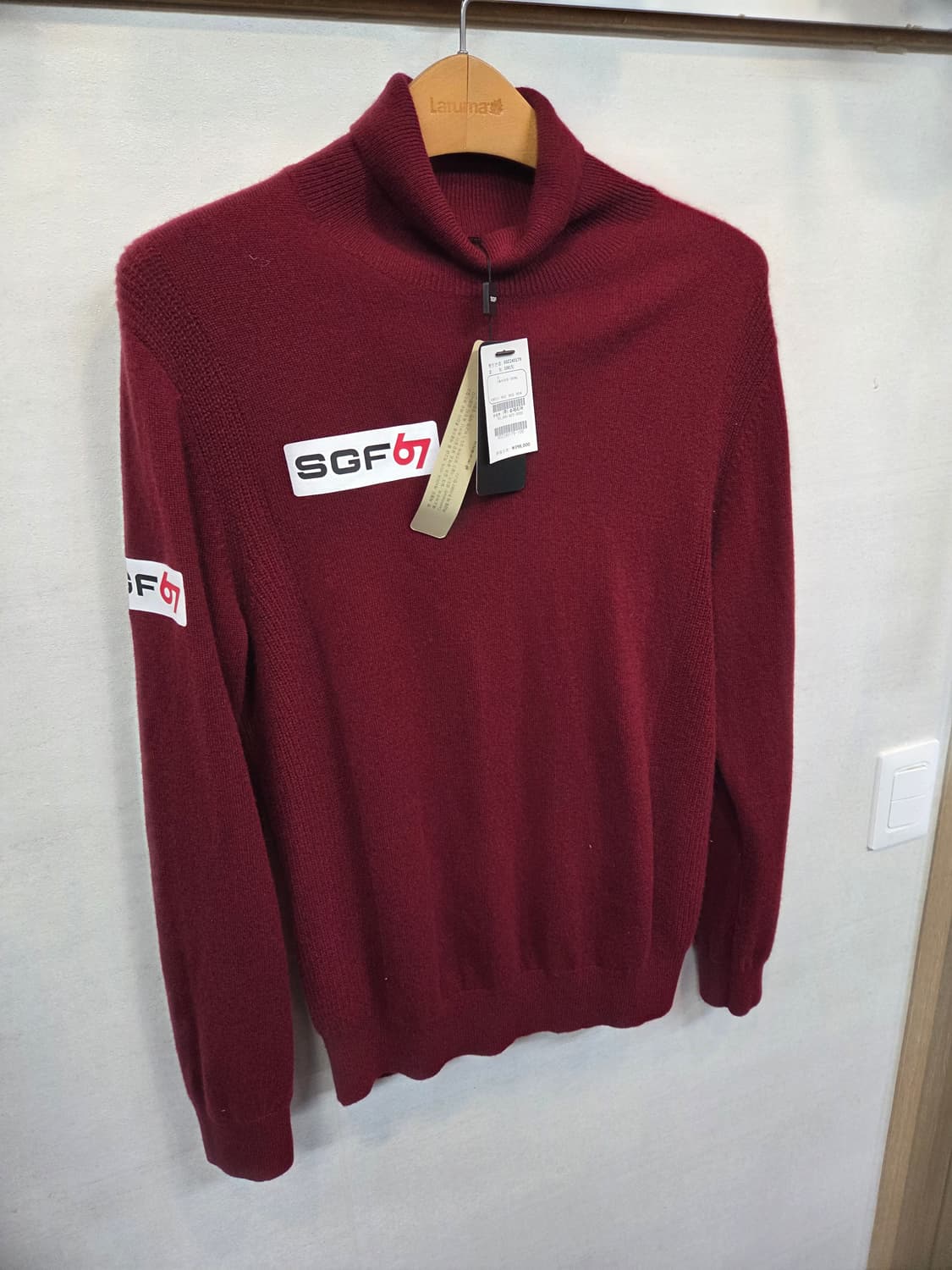 슈페리어 sgf67 골프 울 니트 목폴라 티 100 상품이미지5