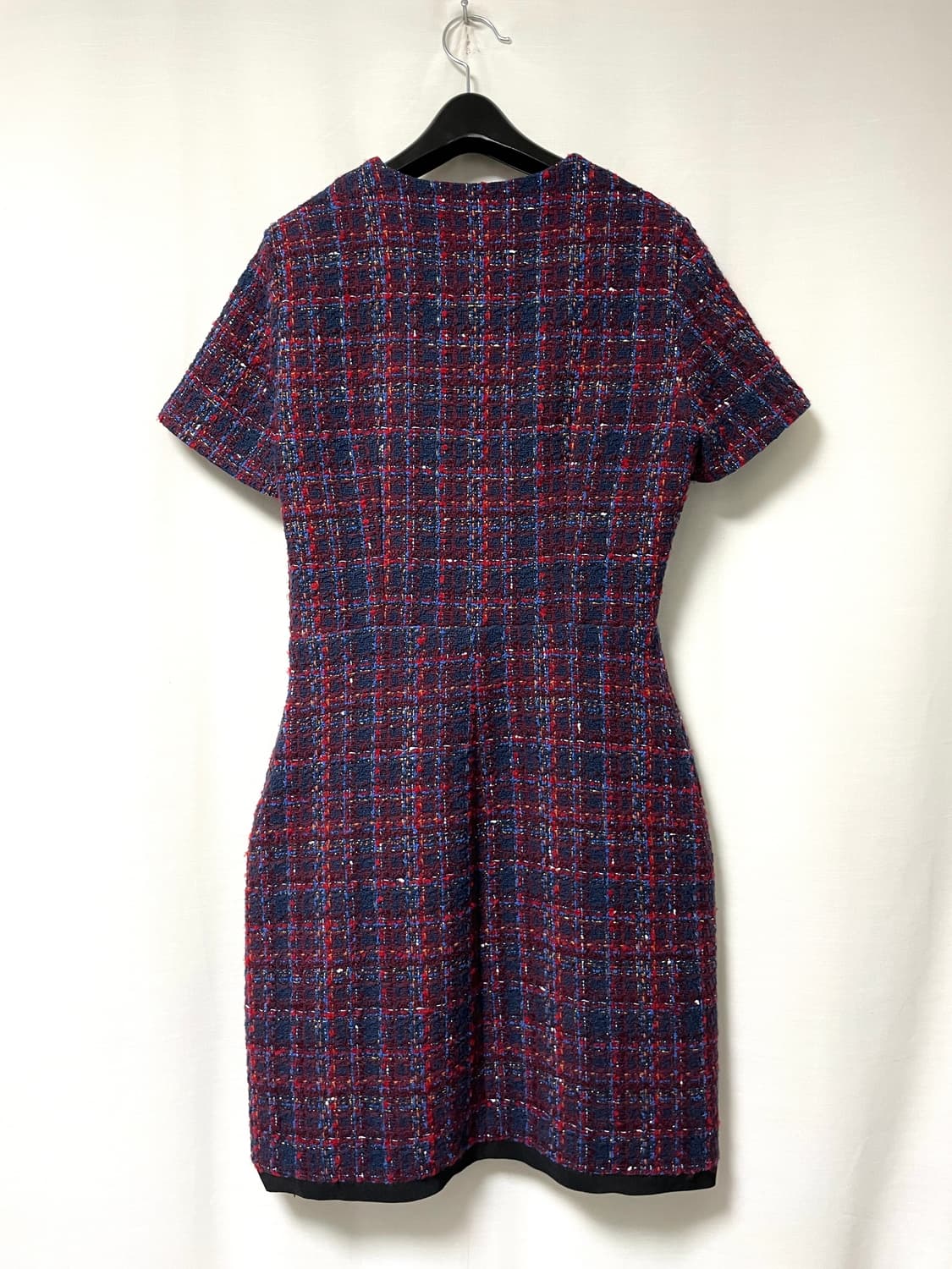 sandro 산드로 여성 트위드 반팔 원피스 36 _ 퍼플 상품이미지6