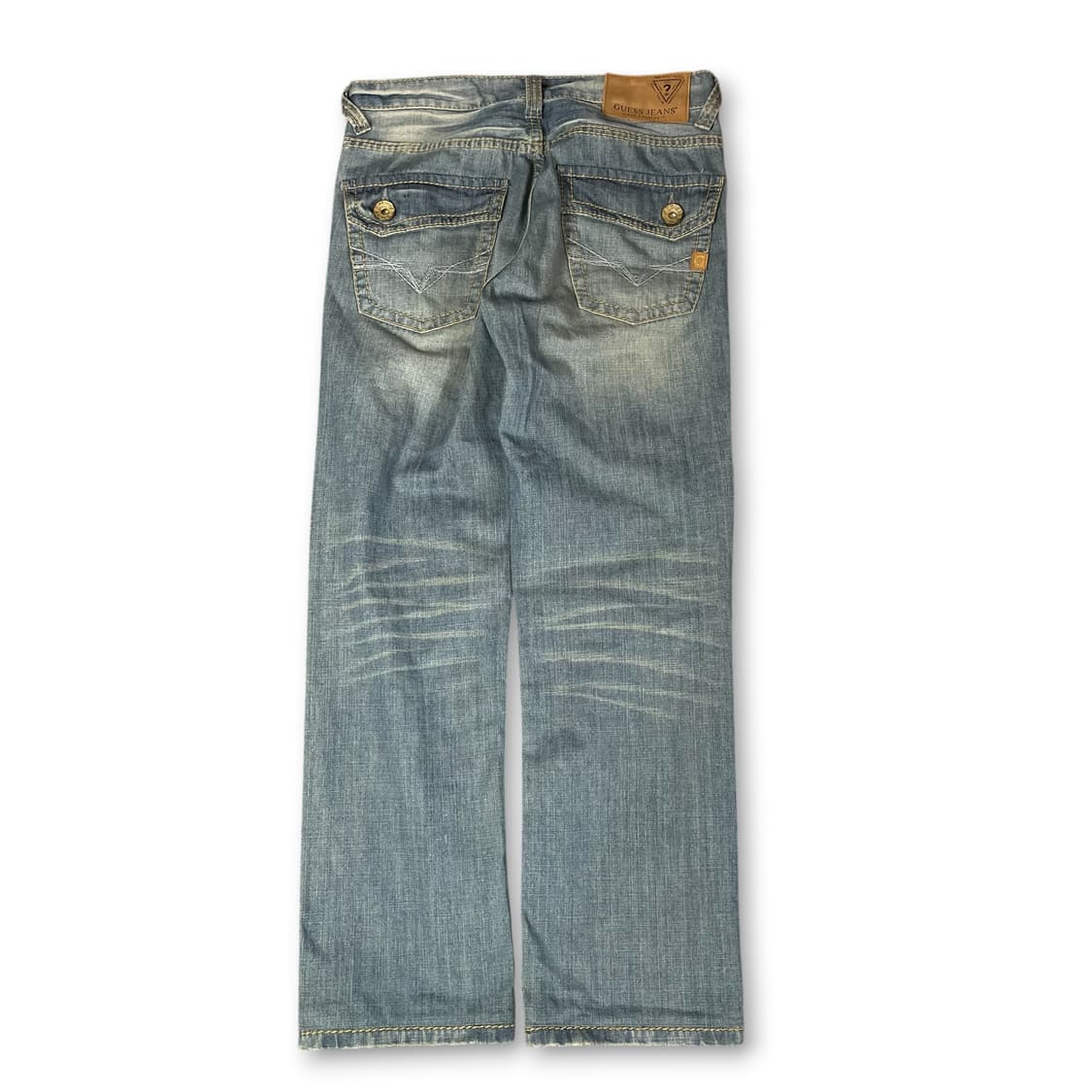 (29) 게스 중청 워싱 데님 팬츠 상품이미지2