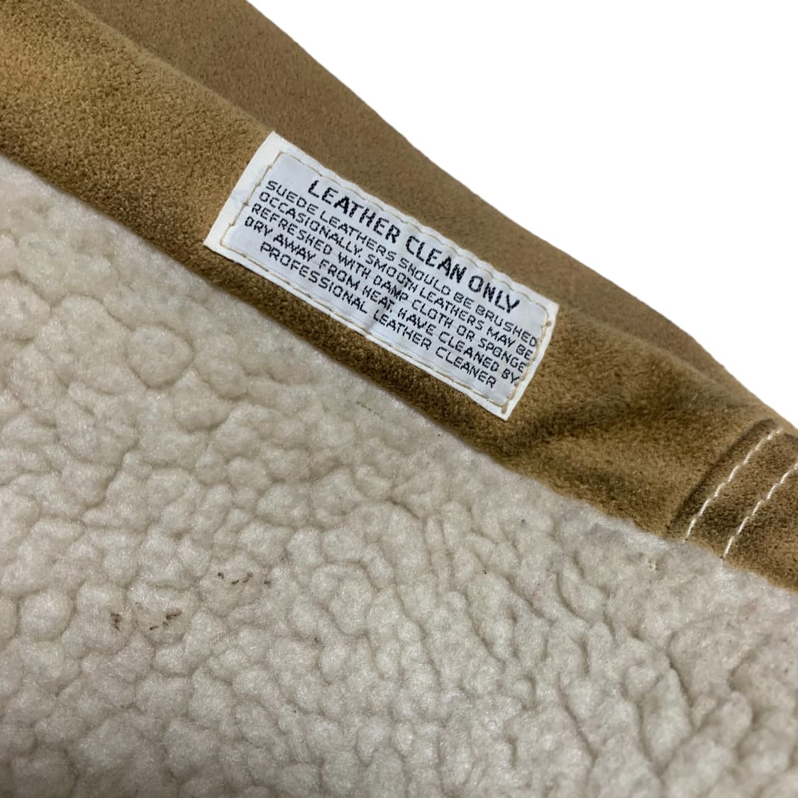 [XL] 70s suede Sherpa leather jacket 상품이미지6