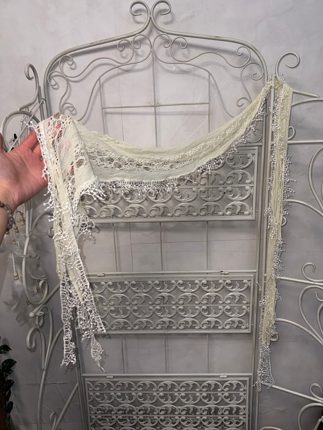 Ivory grunge fairy lace scarf  상품이미지2