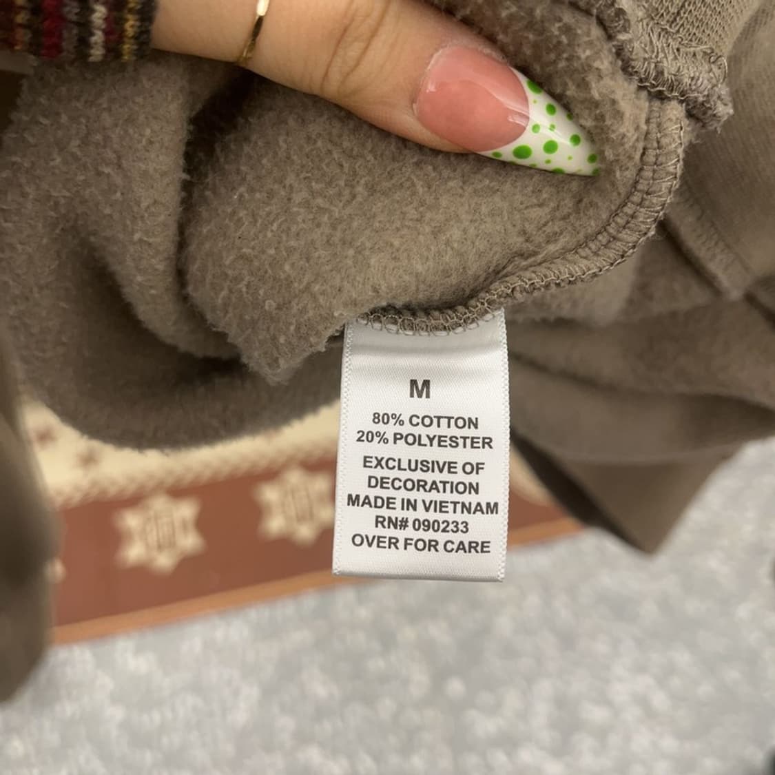 피어 오브 갓 에센셜 모던 캐주얼 백로고 약기모 맨투맨 M C09093 상품이미지6