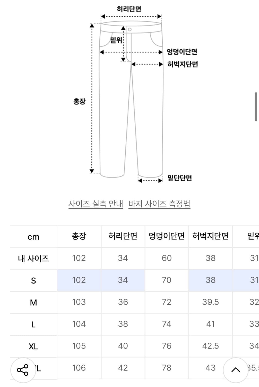 락트개러지 벌룬핏 사이드 핀턱 와이드 데님 팬츠 s [옐 로우틴] 상품이미지2