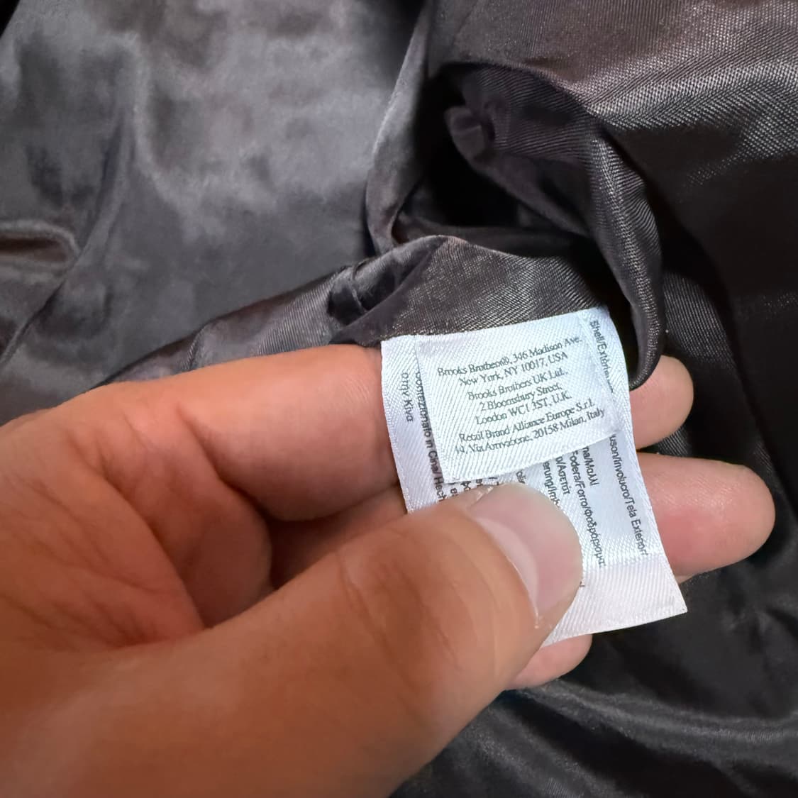 브룩스브라더스 울 체크 퀼팅 자켓 L 상품이미지5