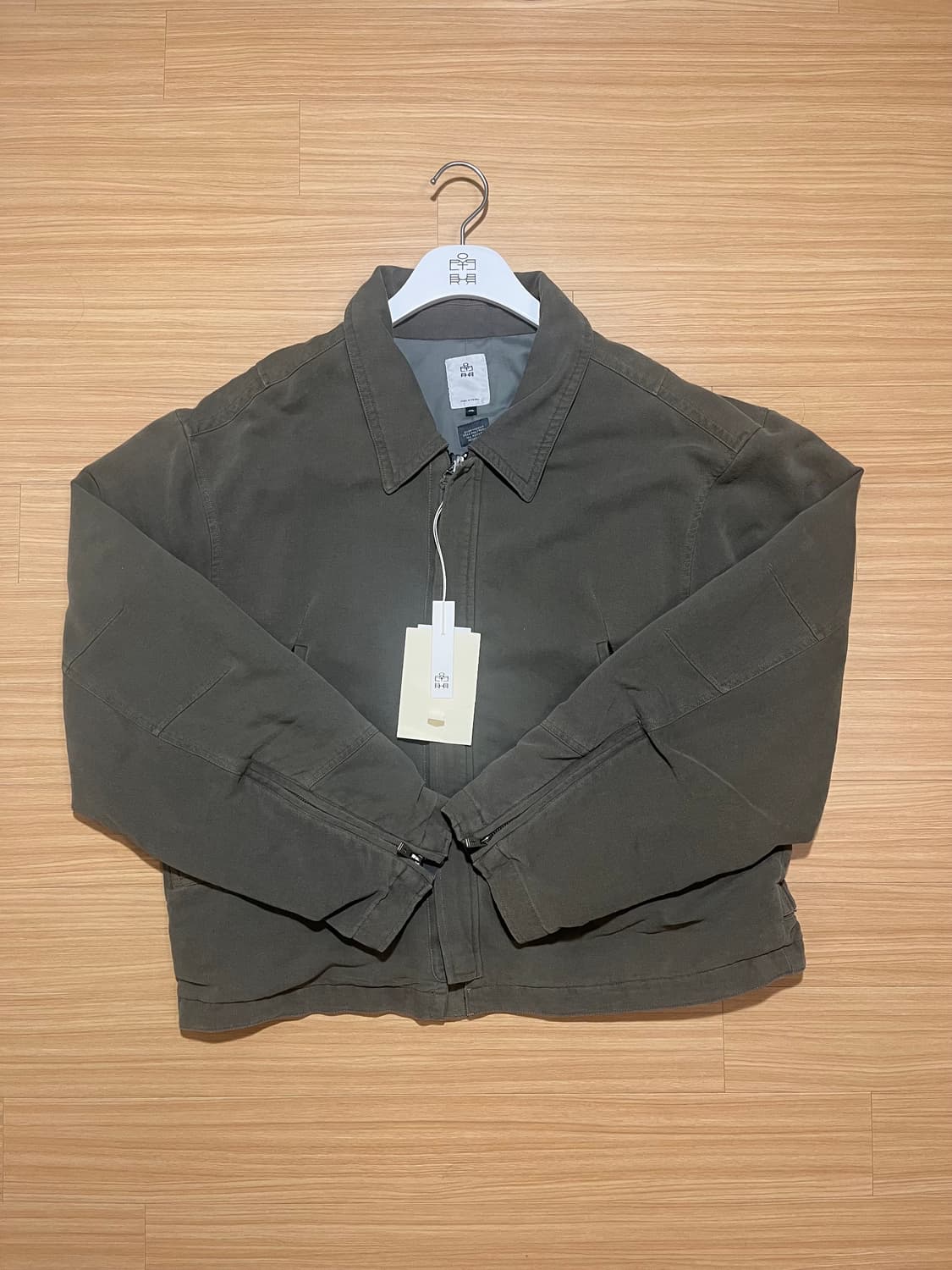 [4]폴리테루 hvc라이더 자켓 베이지 상품이미지4