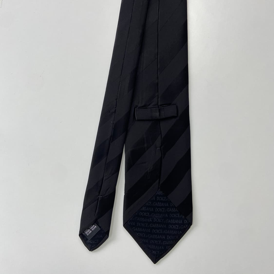 돌체 앤 가바나 (D&G) 명품 정품 블랙 넥타이 상품이미지2