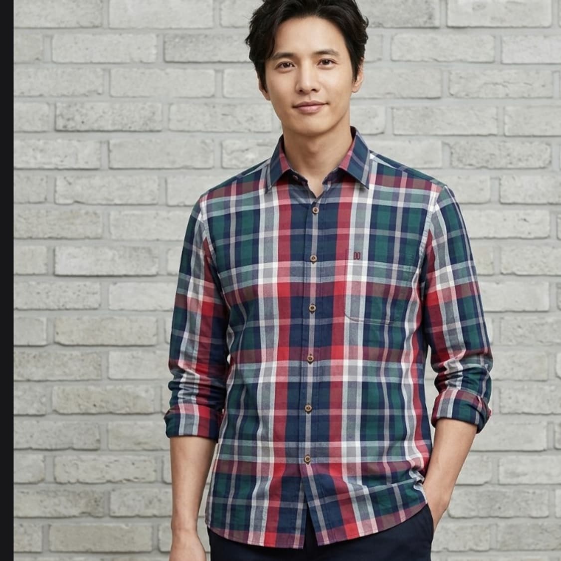 100  닥스  체크 긴팔셔츠418-바 상품이미지2