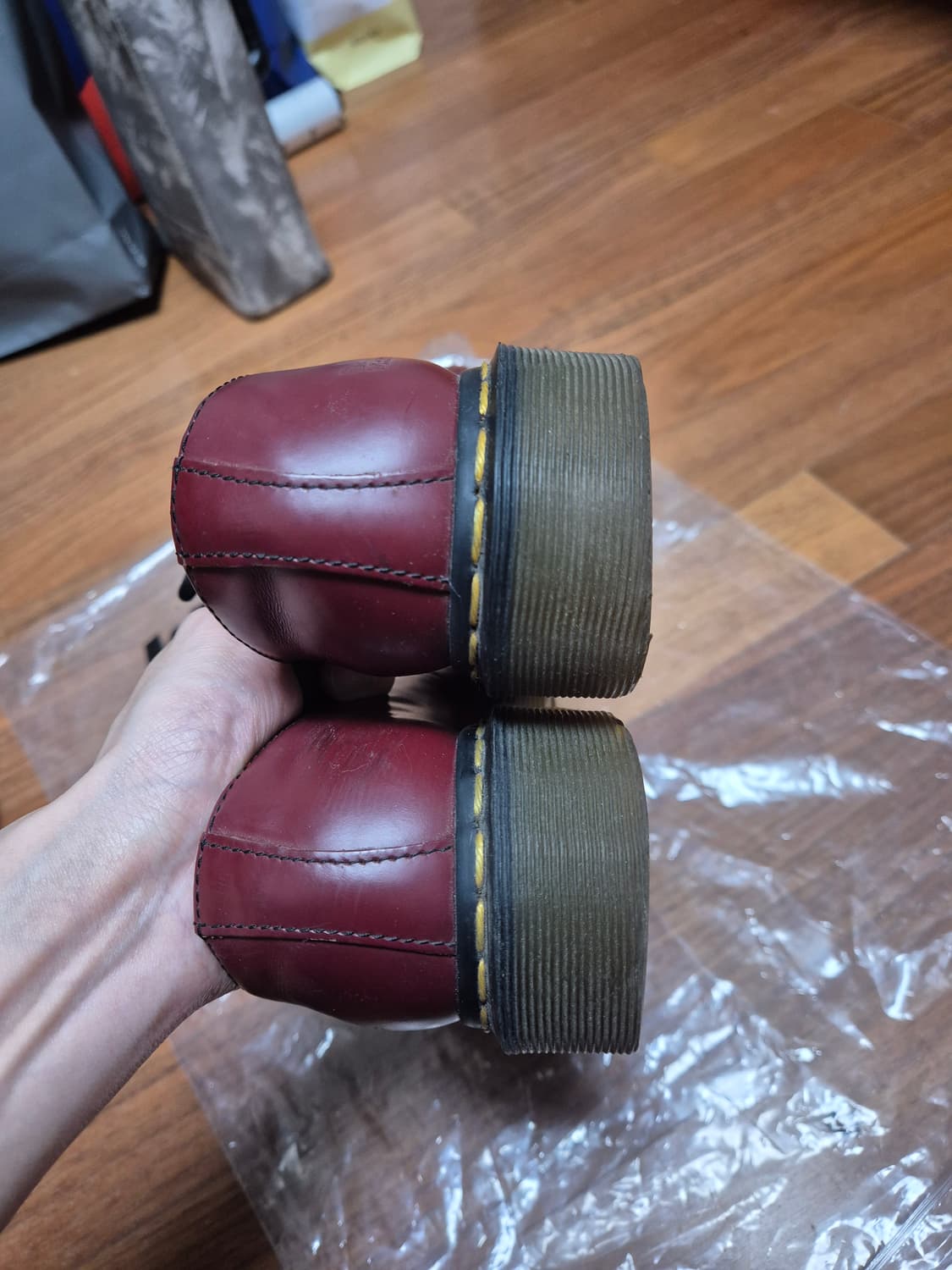 [240] 닥터마틴 1461 체리레드 uk5 상품이미지4