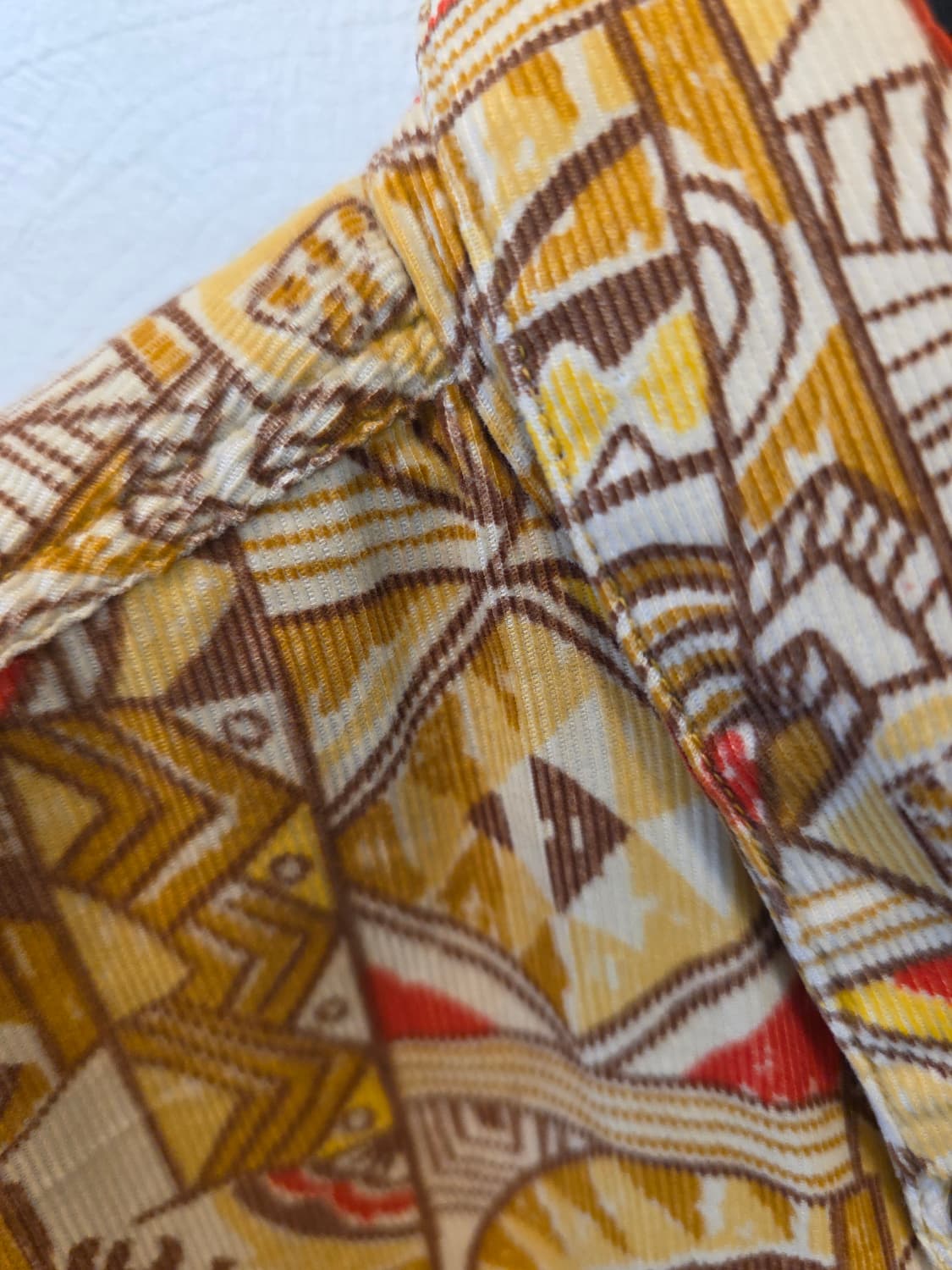 랭글러 코듀로이 빈티지패턴 셔츠 L 상품이미지3