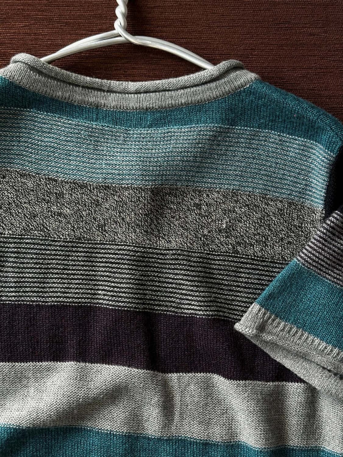 Panel design knit cardigan top 상품이미지5