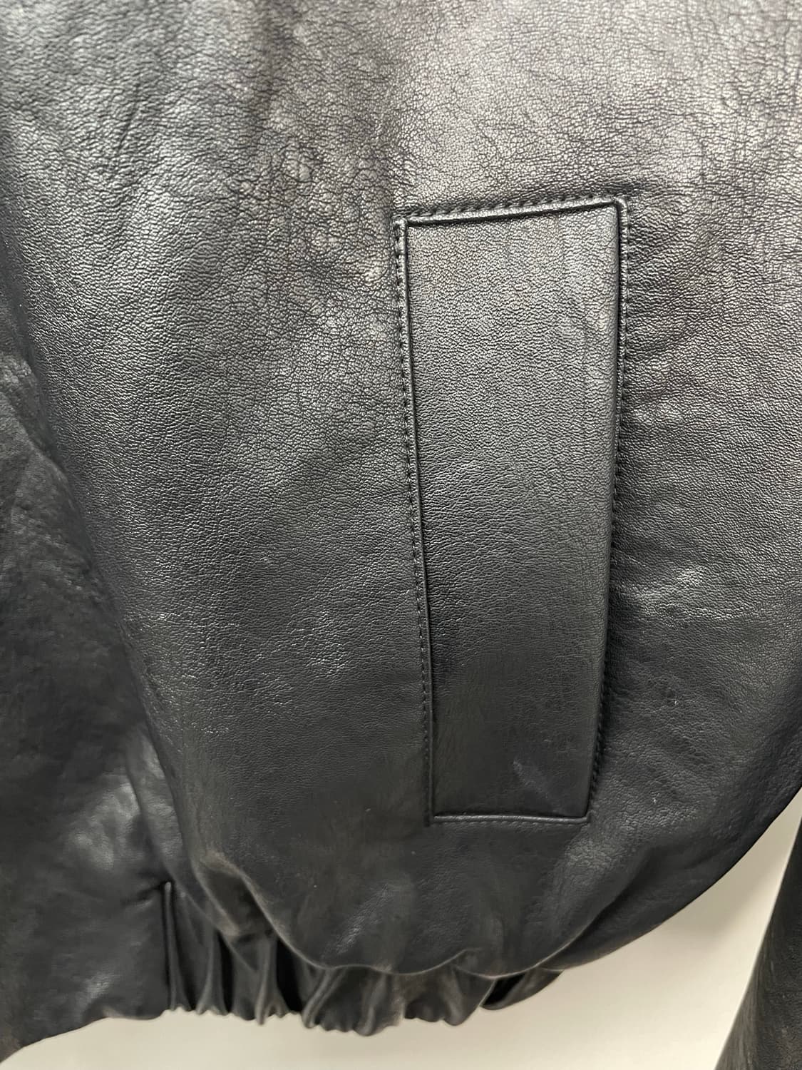 라퍼지스토어 투웨이 블랙 가죽 자켓 H1742 상품이미지6