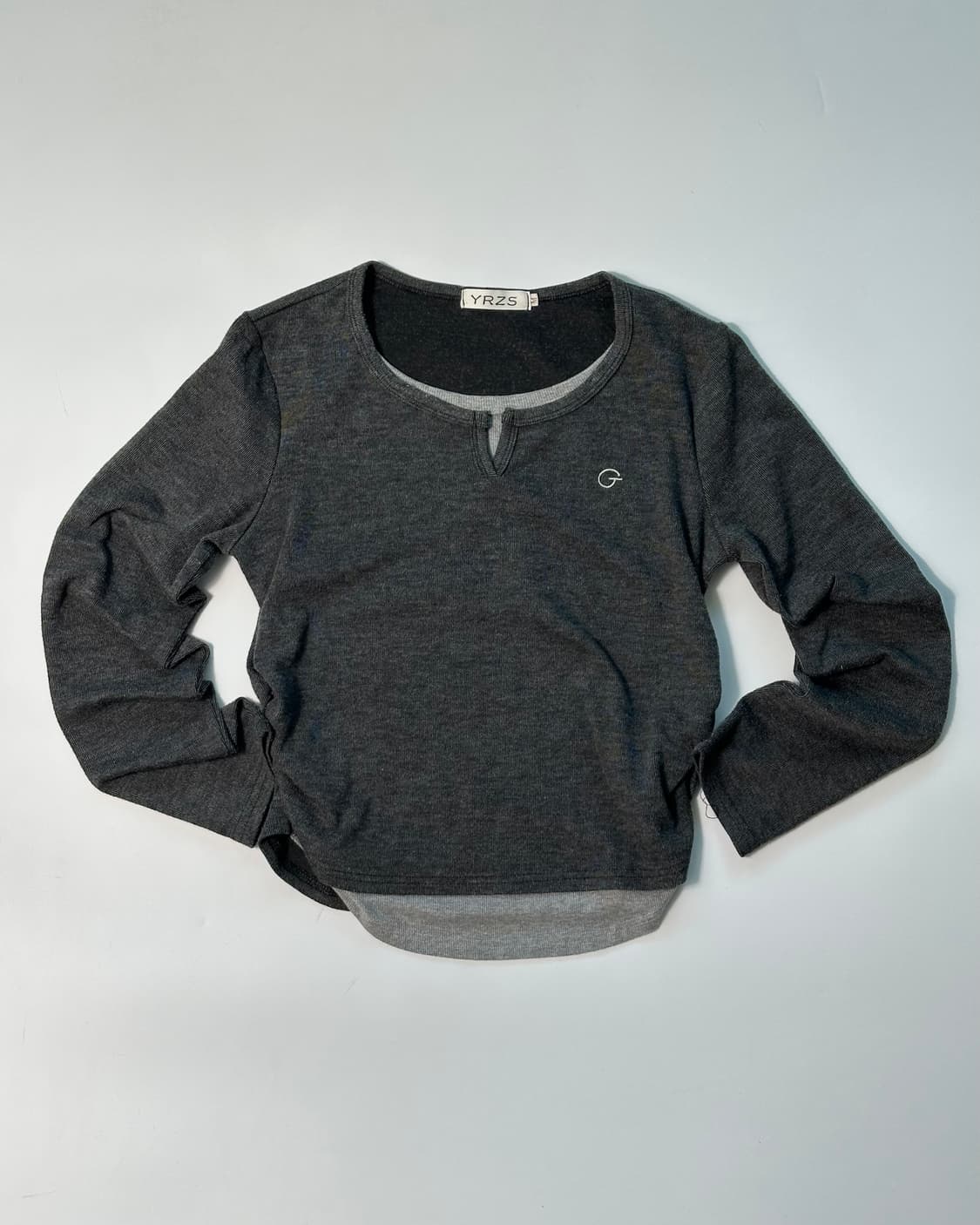 그레이 투톤 롤슬리브 상품이미지7