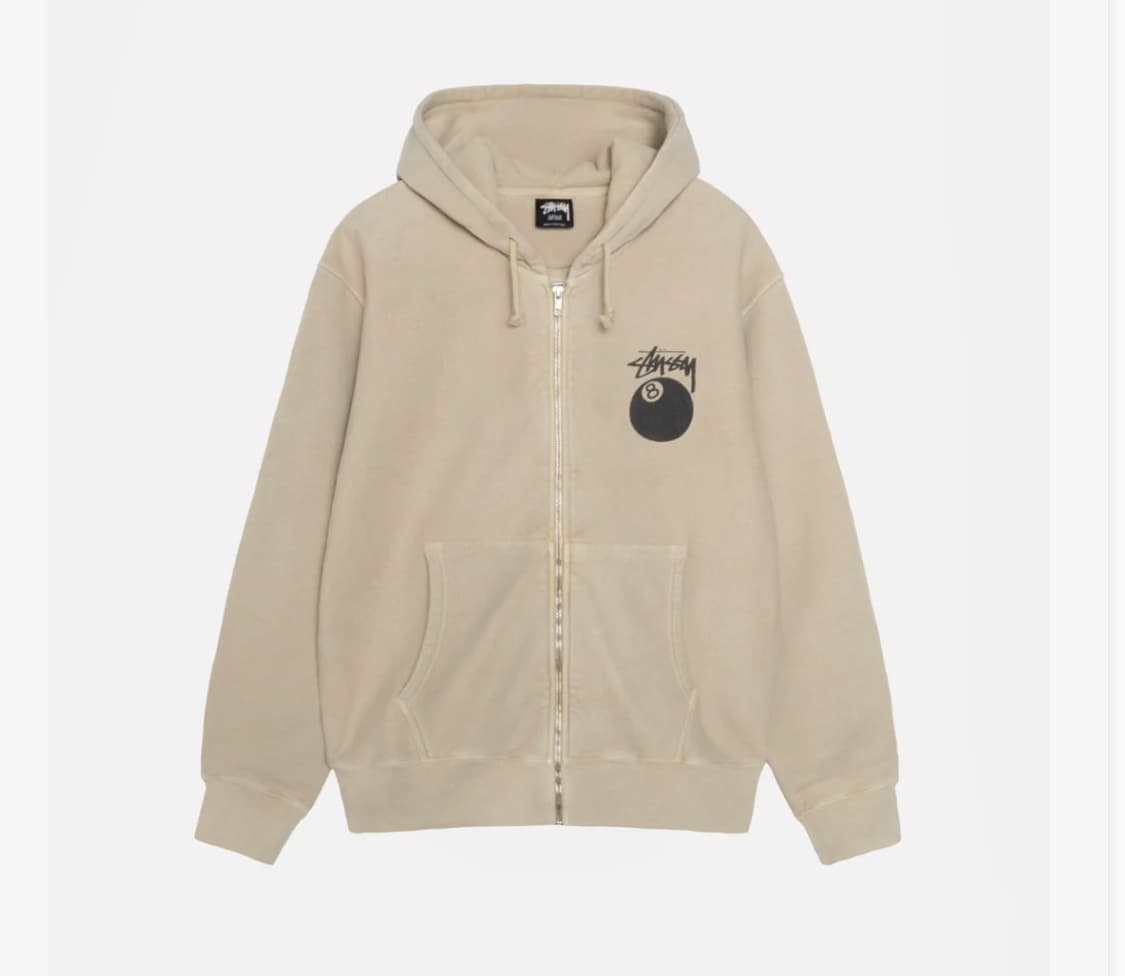 스투시 8볼 후드집업 M 상품이미지1
