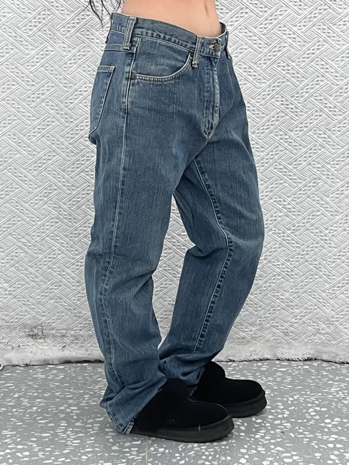 랭글러 올드스쿨 레트로 빈티지 워싱 데님팬츠 32인치 C10128 상품이미지2