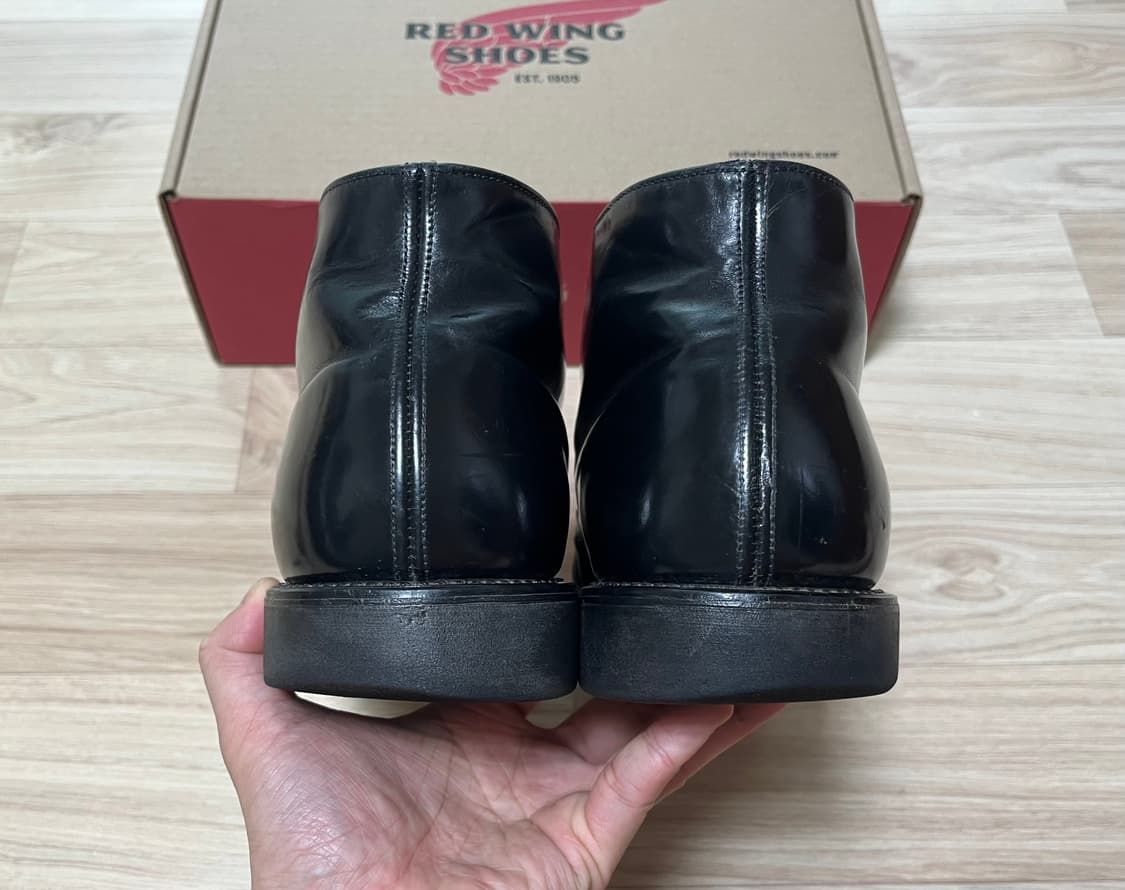 60’s 메이슨 치페와 폴스 처카 부츠 블랙 9D(270mm) 상품이미지6