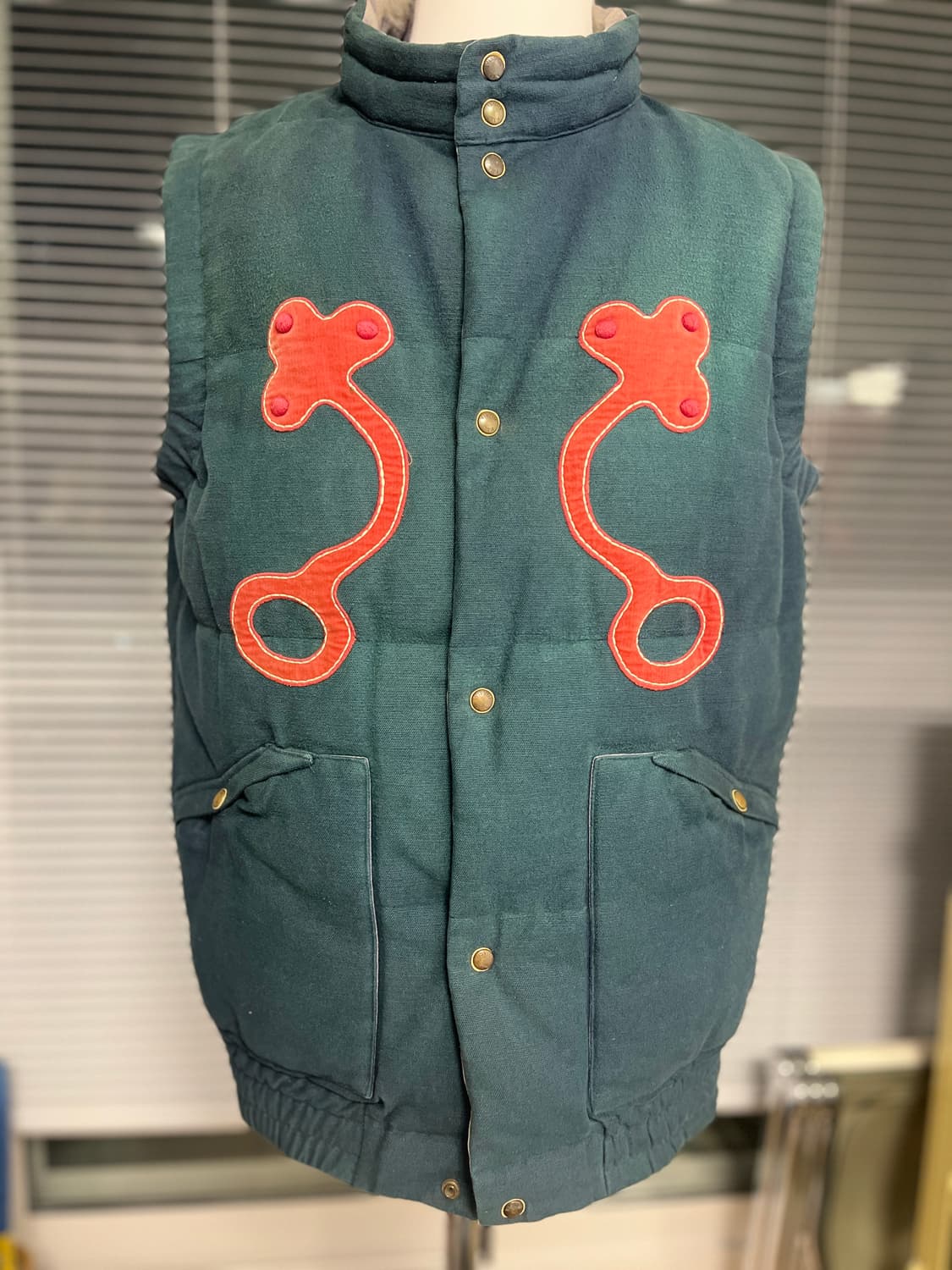 VISVIM 비즈빔 청록색 인슐레이트 양면 패딩조끼 3 상품이미지1