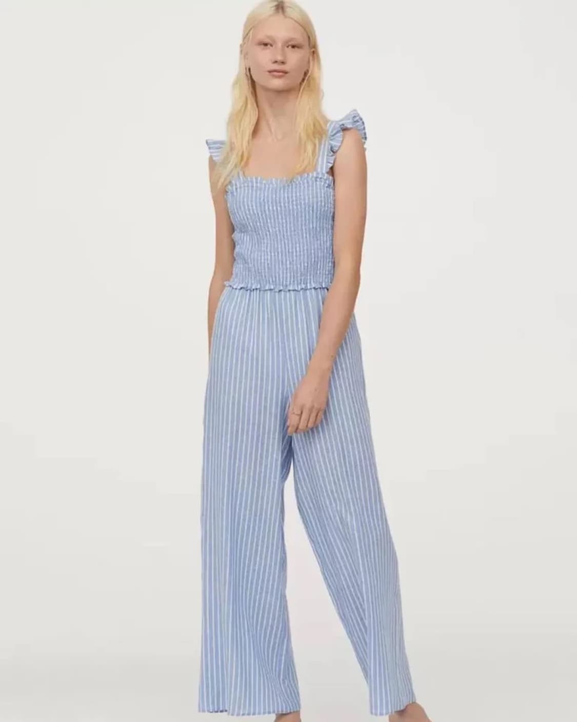 H&M 스트라이프 점프수트 상품이미지1