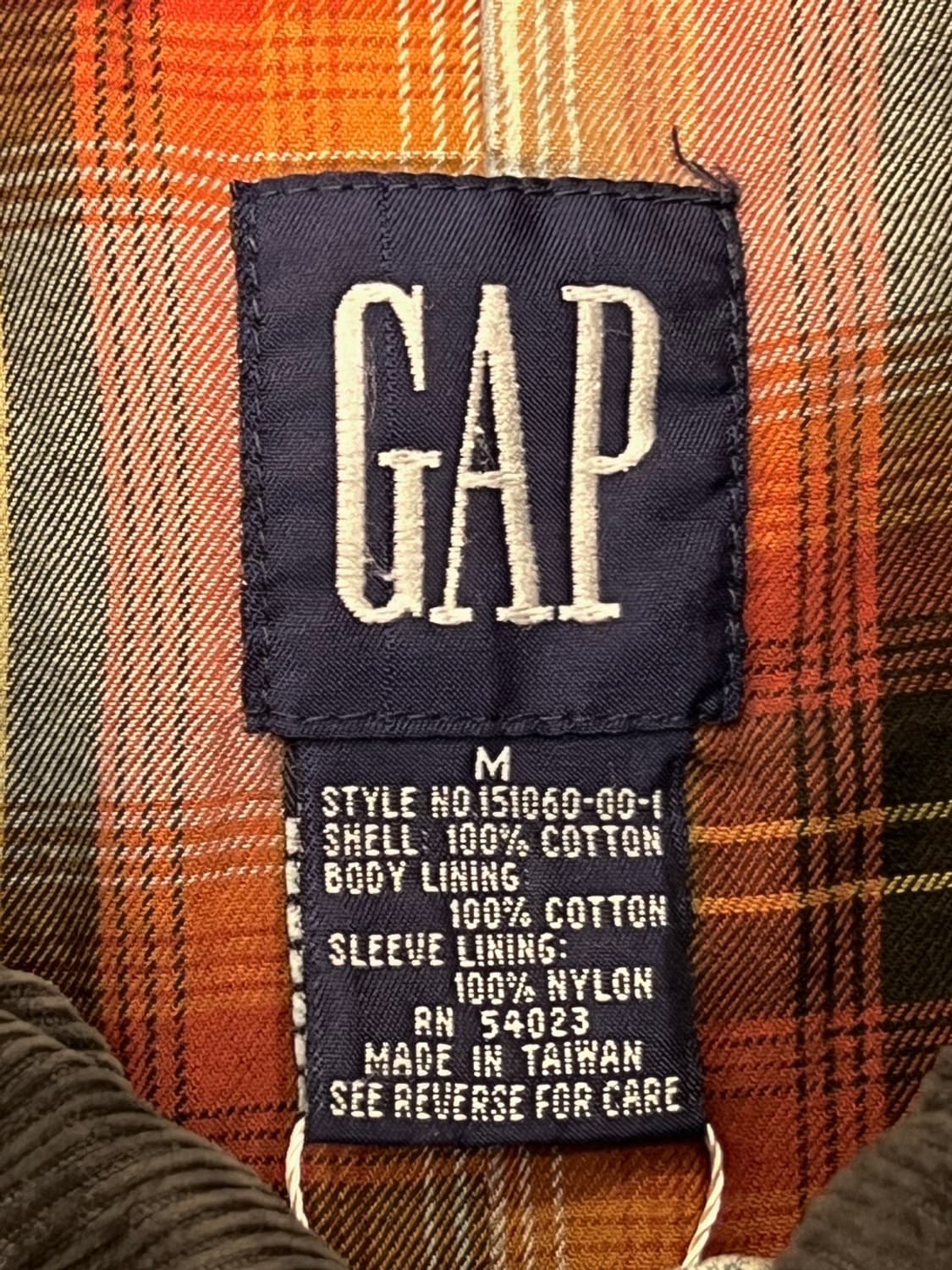 갭 90s 데님 초어 코트 자켓 / 올드 갭 상품이미지8