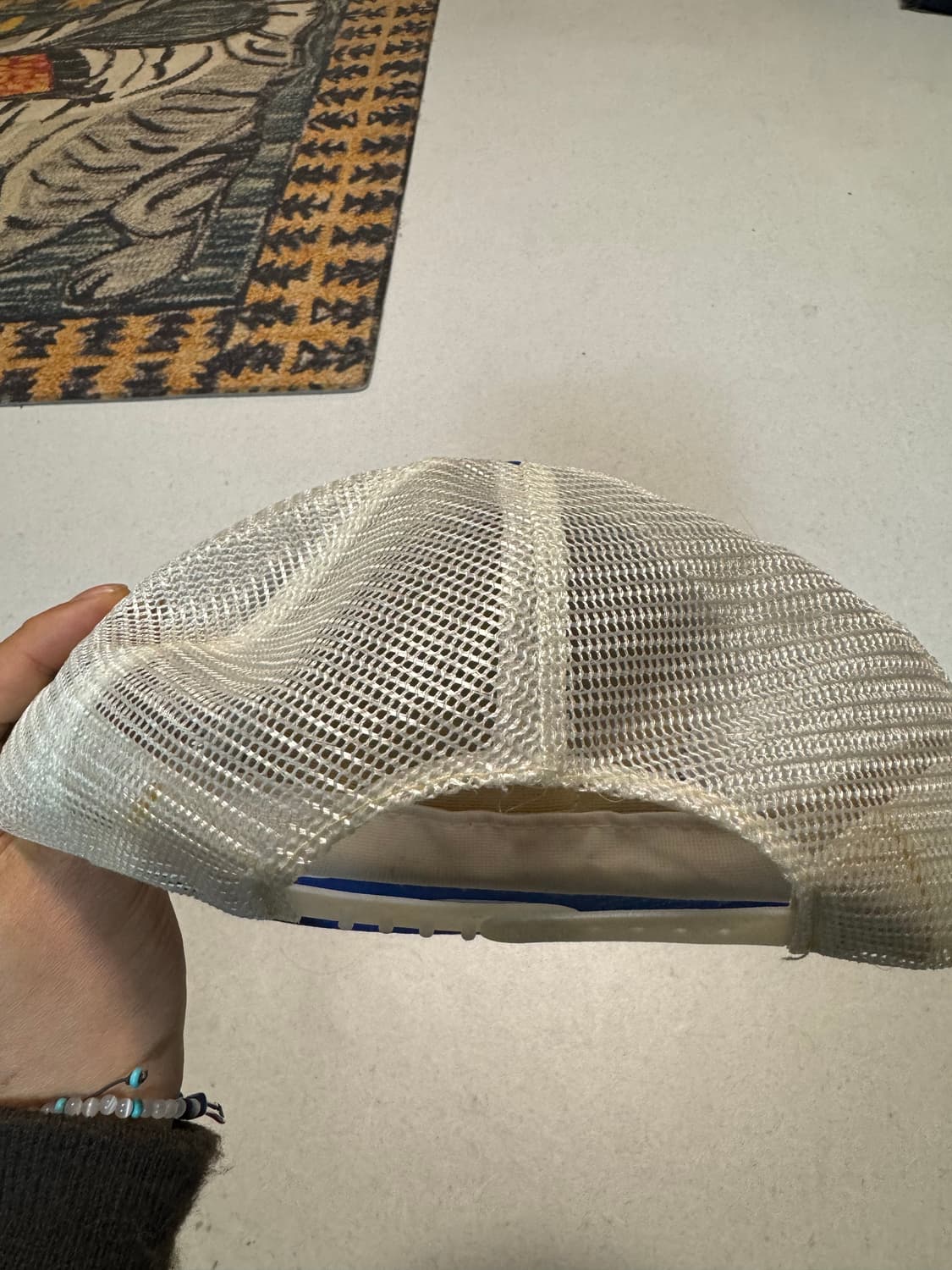 Landolakes 빈티지 트러커캡 블루 화이트 모자 스냅백 볼캡 상품이미지3