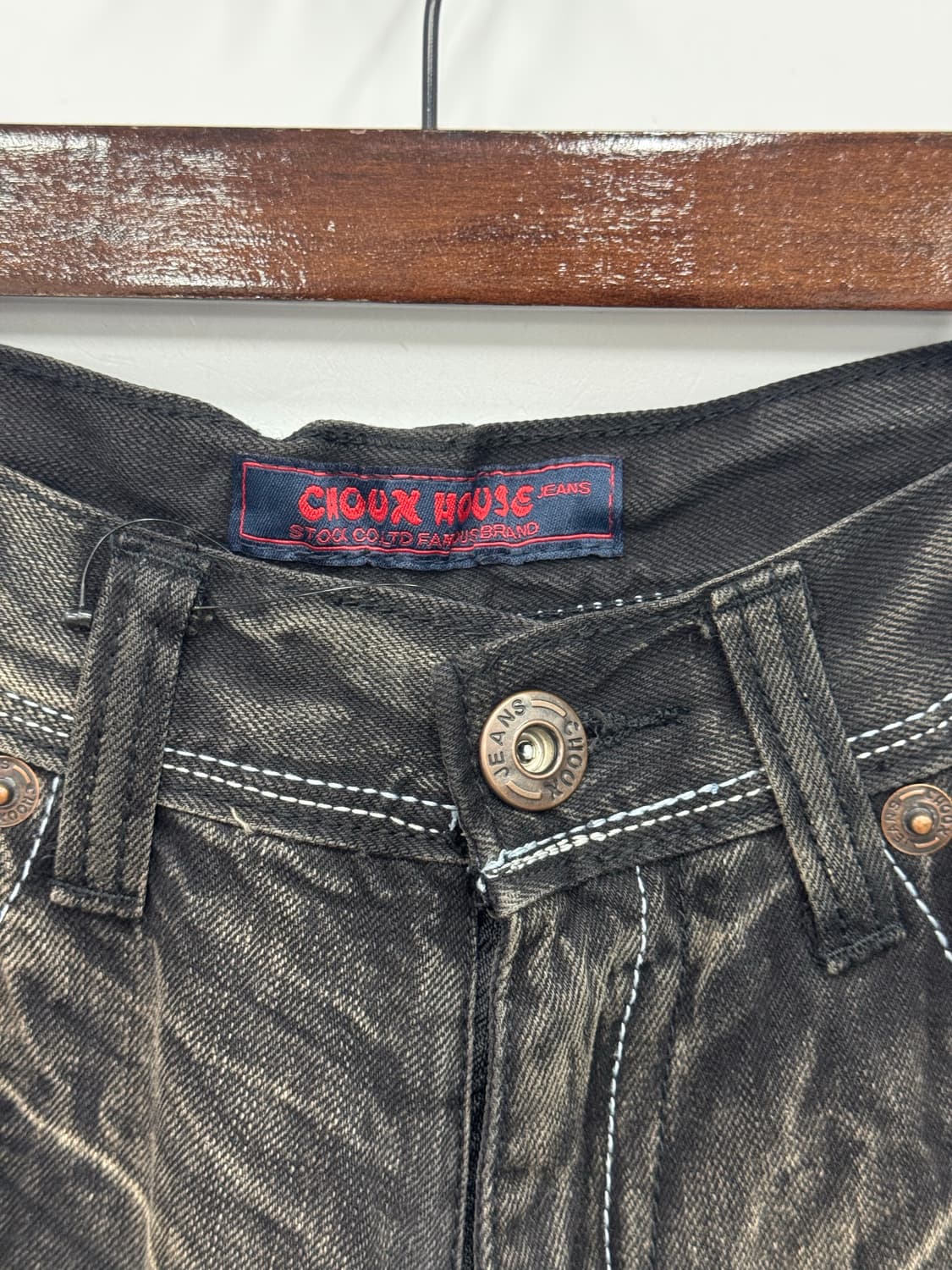 CHOUX HOUSE 흑청 팬츠 상품이미지3