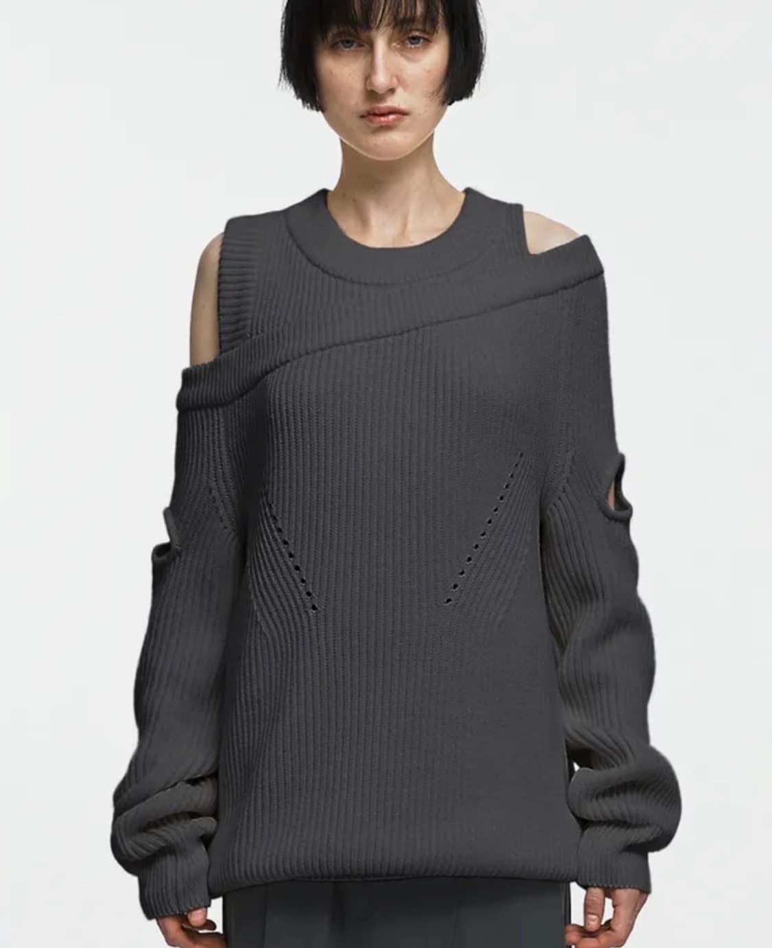 나체 레이어드 니트 1 상품이미지1