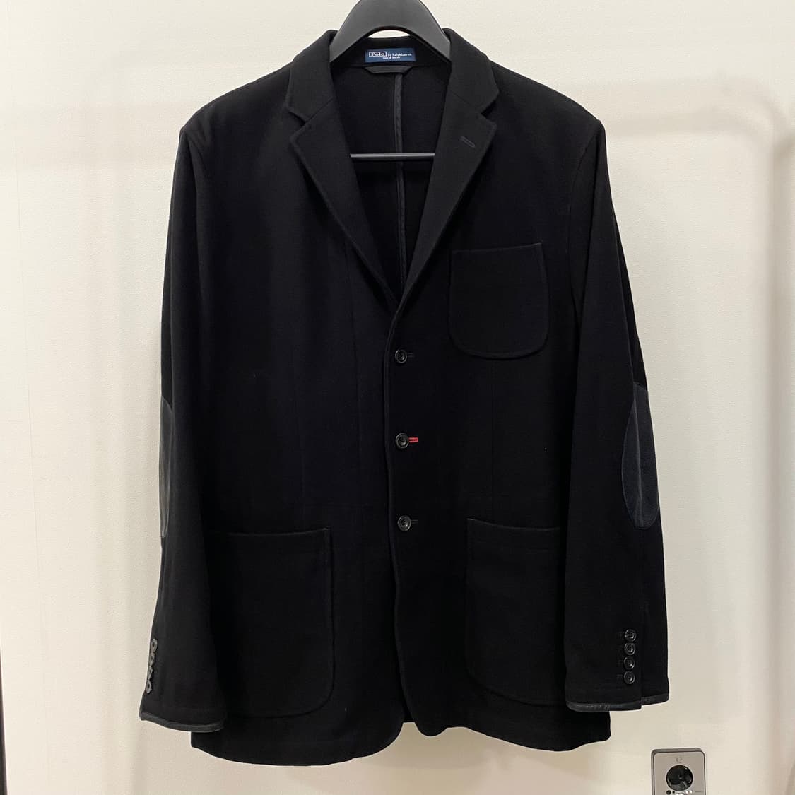 폴로 랄프로렌 엘보 레더 패치 울 3B 블레이저 상품이미지1