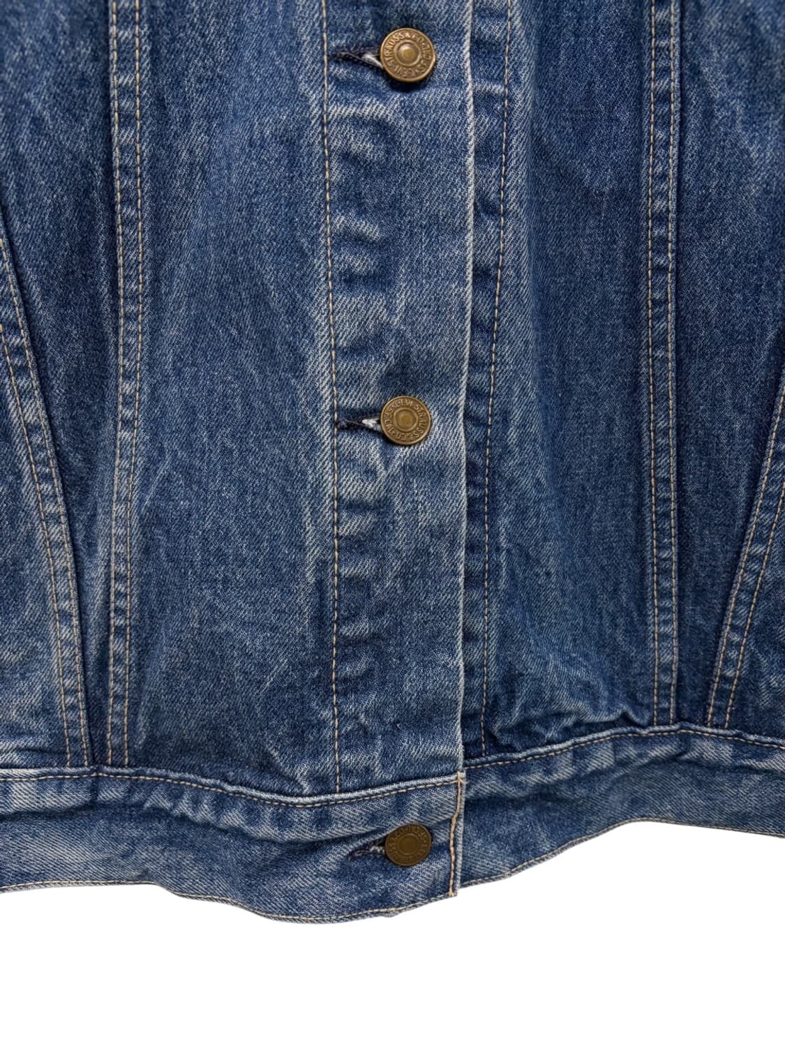 90s 리바이스 674 트러커 화이트블루탭 (L) 상품이미지4