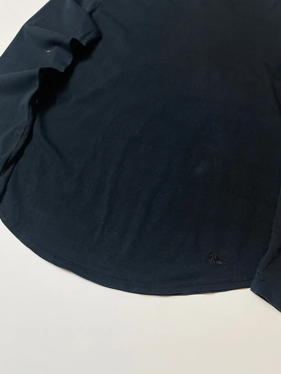 버버리 체크 트리밍 엘보우 패드 롱슬리브 PN9536 상품이미지2