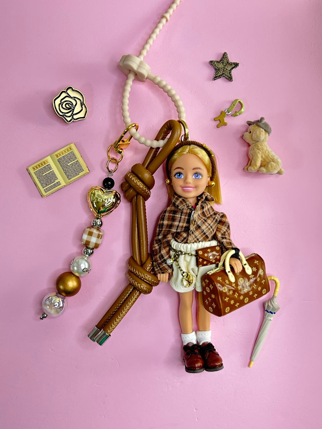 (6)바비키링 정품USA 마텔사 바비인형 커스텀키링 상품이미지1