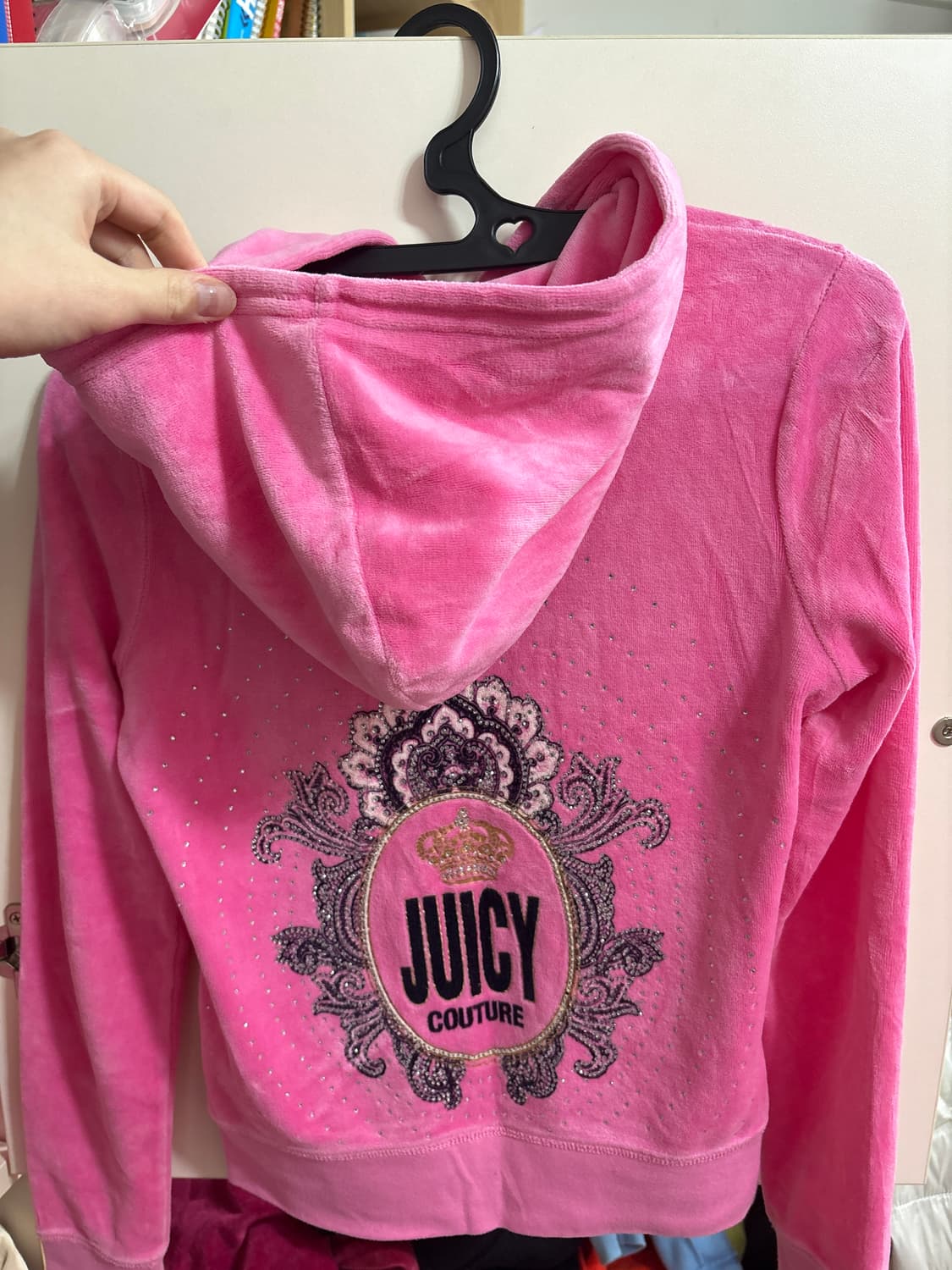 쥬시꾸뛰르 후드집업 핑크 (레어템) 상품이미지1