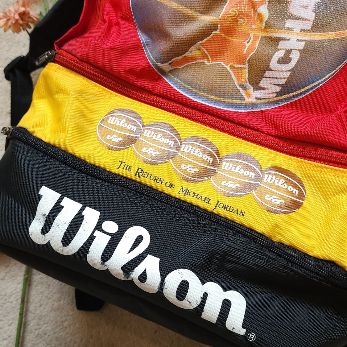 90s 윌슨 리턴 오브 마이클 조던 nba 스포츠 백팩 상품이미지4