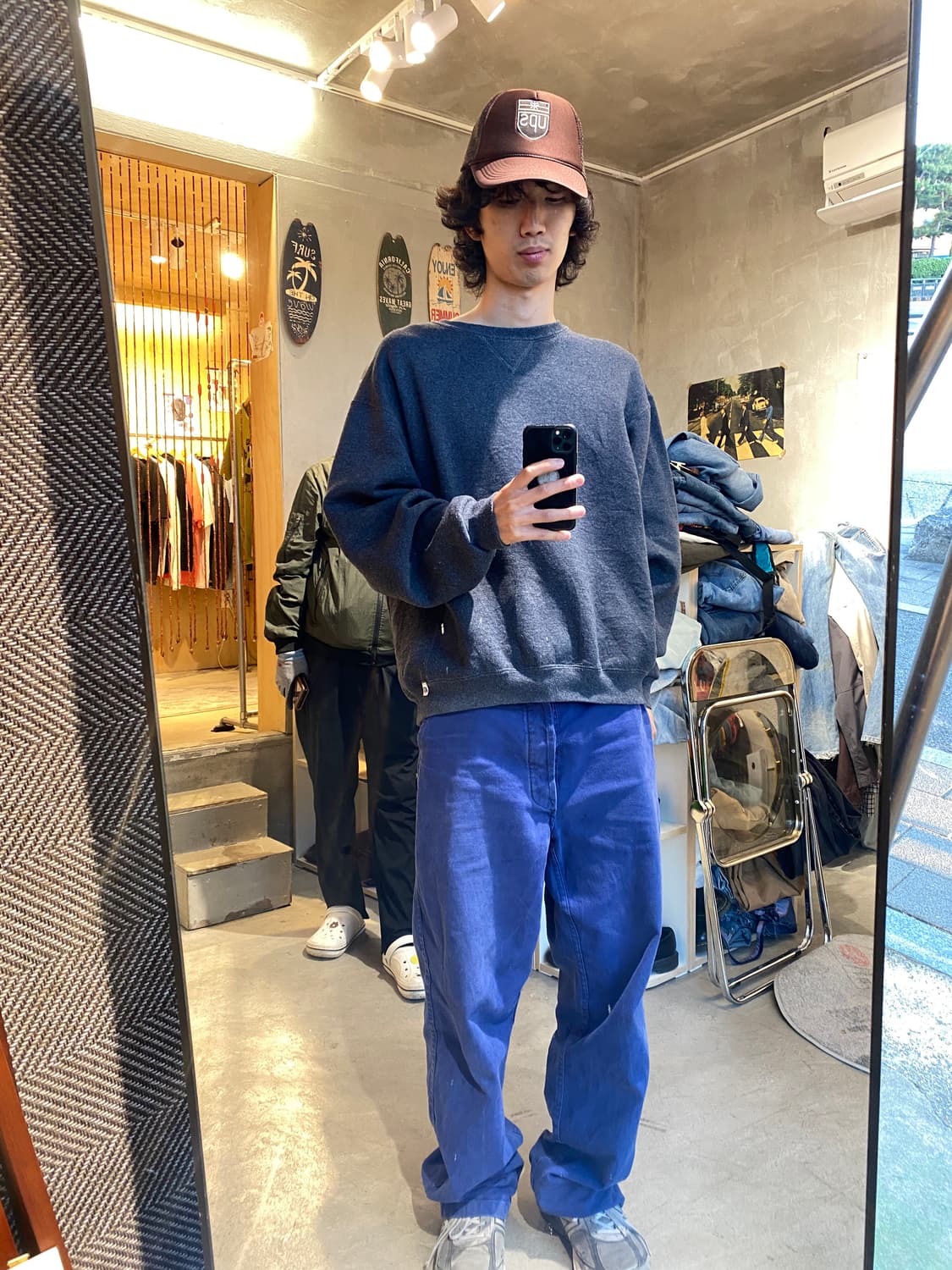00s  러셀 무지 맨투맨 상품이미지2