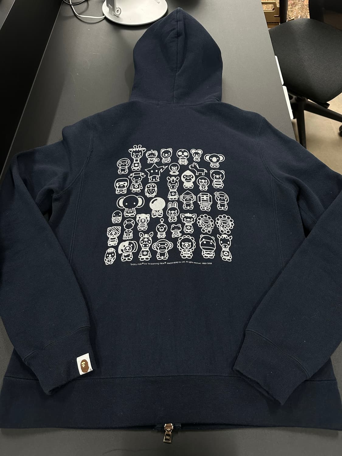 베이프 마일로 사파리 풀 후드집업  상품이미지5