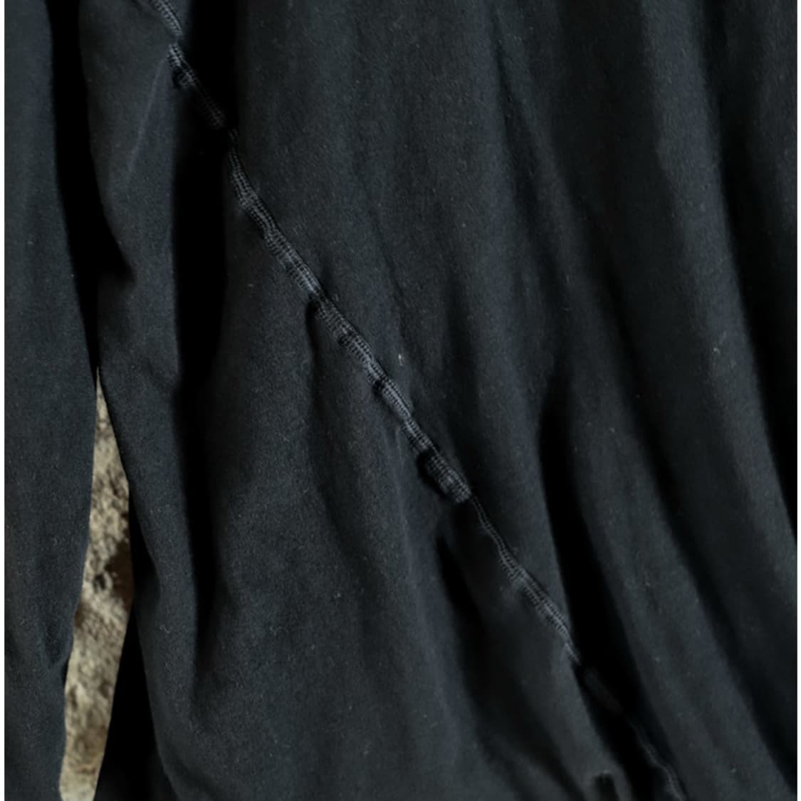 [2] Lcbx 2layer Drape T-shirts 투레이어 티셔츠 상품이미지4