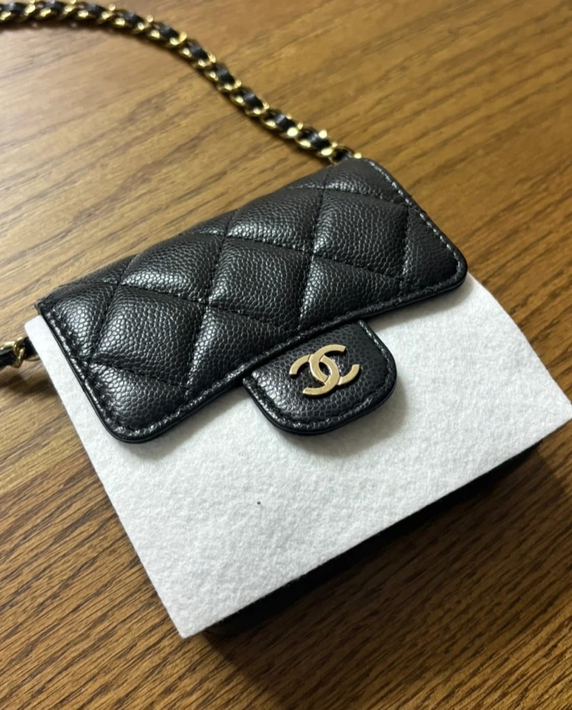 (정품)샤넬 캐비어 미니백 블랙  상품이미지4