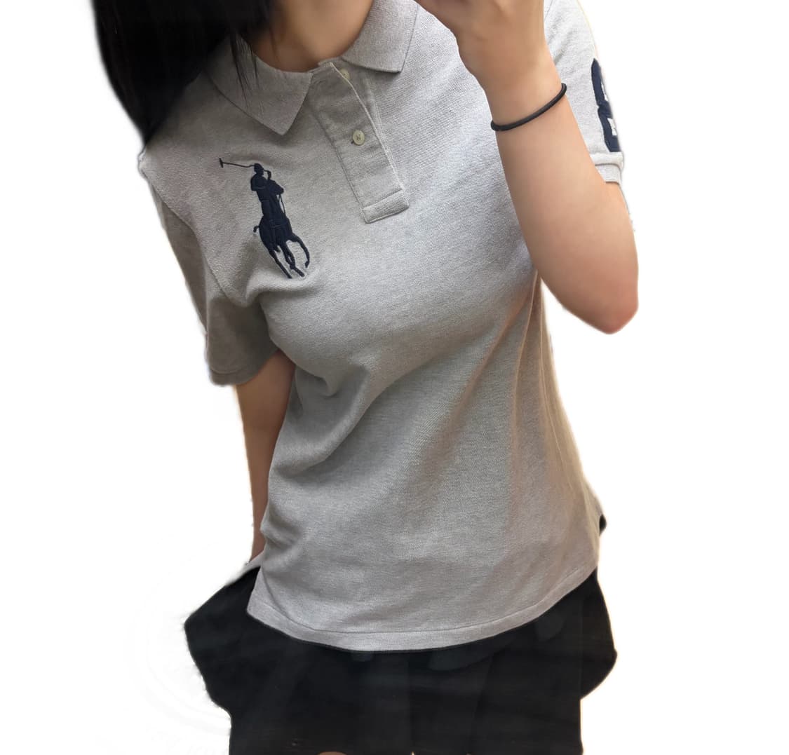 폴로 랄프로렌 빅포니 그레이 카라티 PK 정품 상품이미지1