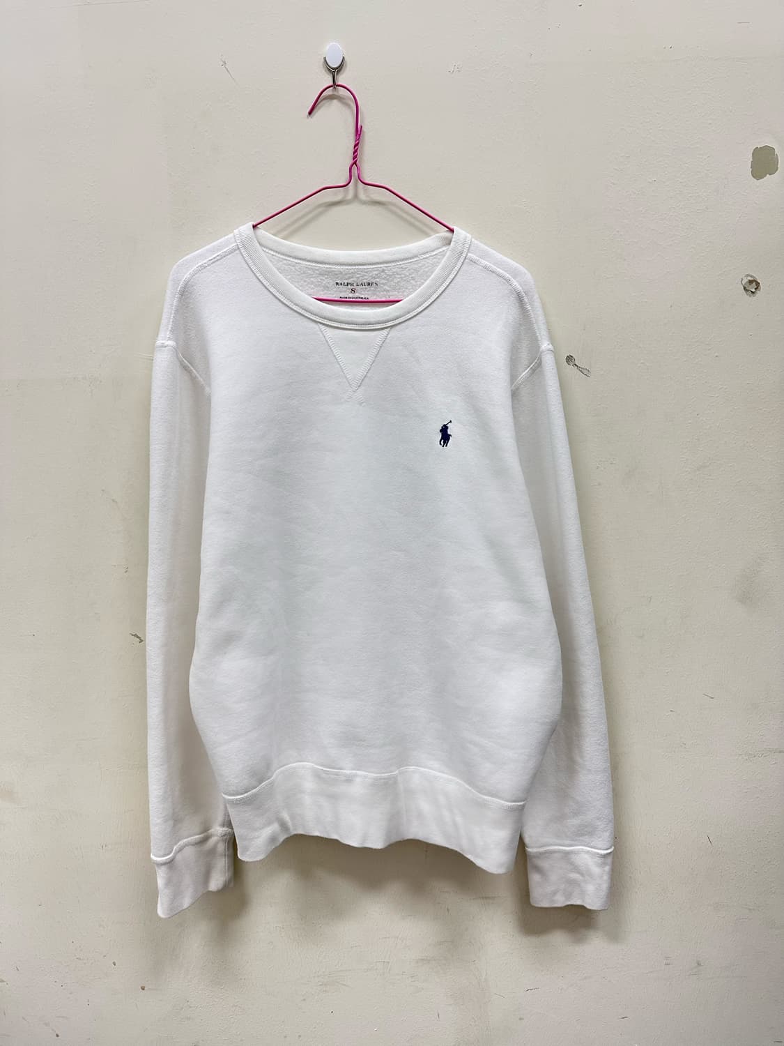 폴로랄프로렌 화이트 맨투맨 상품이미지1