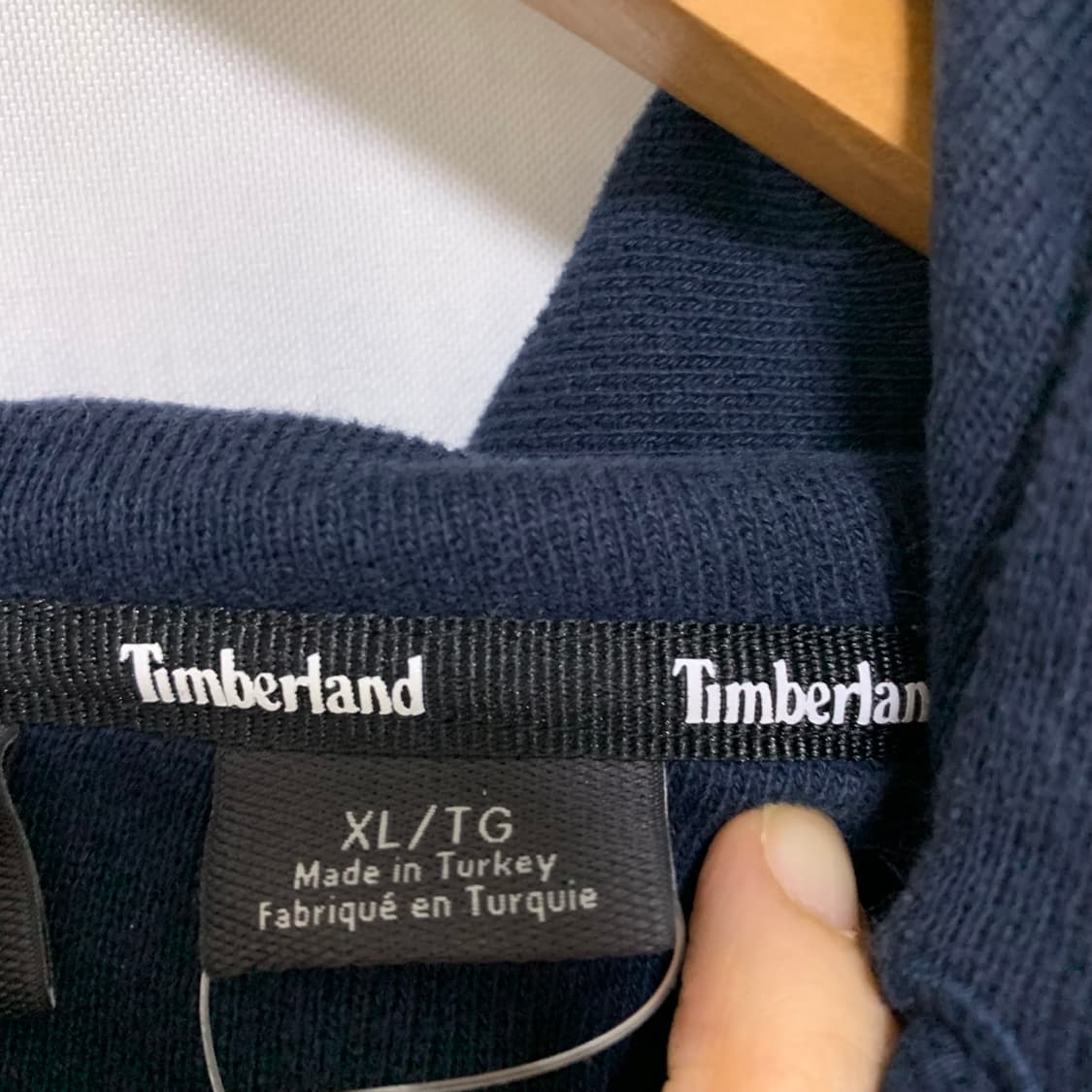 팀버랜드 빈티지 네이비 후드티 XL 남녀공용 상품이미지7
