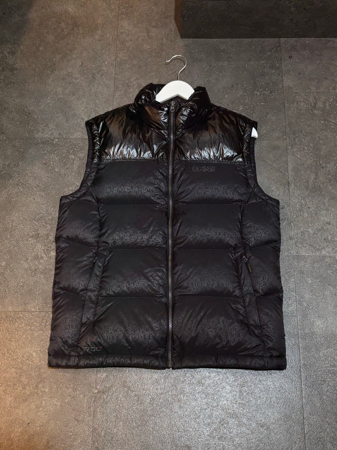 코오롱스포츠 구스다운 700 패딩조끼 블랙 100사이즈 상품이미지2