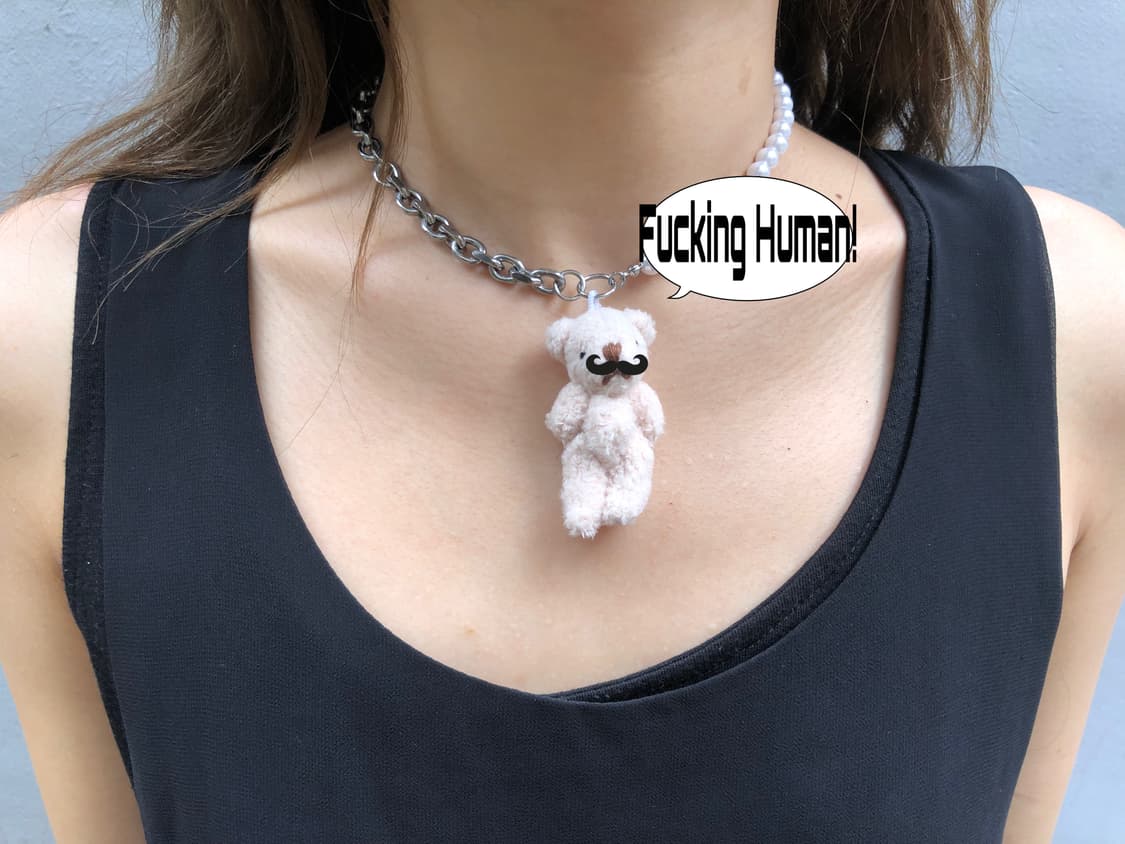 Bear Fifty-Fifty Necklace  상품이미지1