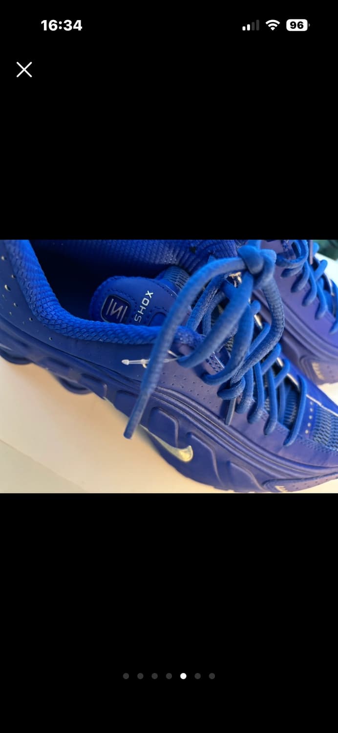 (Kasina 카시나) Nike W SHOX R4 나이키 블루 blue 상품이미지5