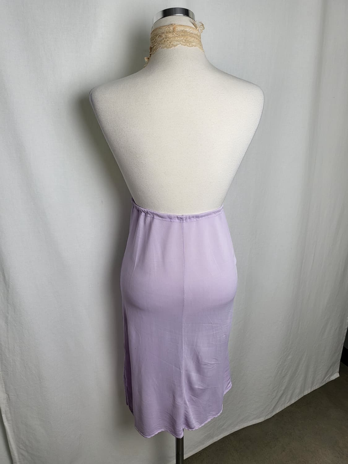 B급 빈티지 라벤더 슬립  스커트 상품이미지3