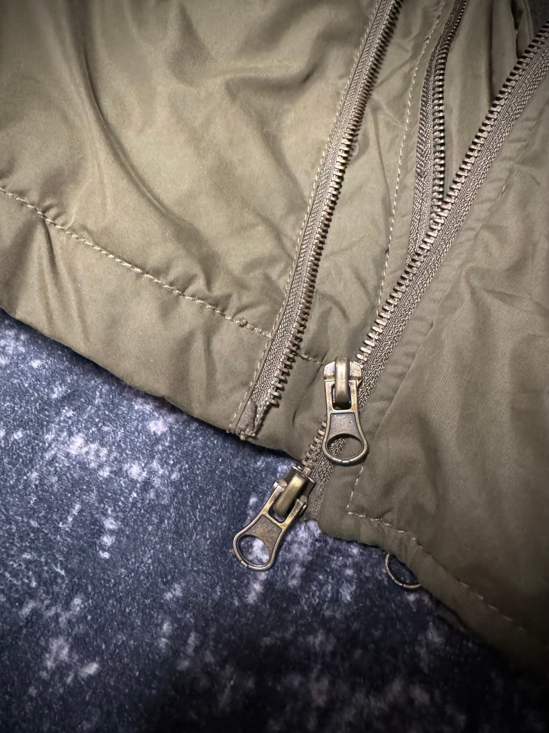 00s Style Khaki Long Jacket 상품이미지4