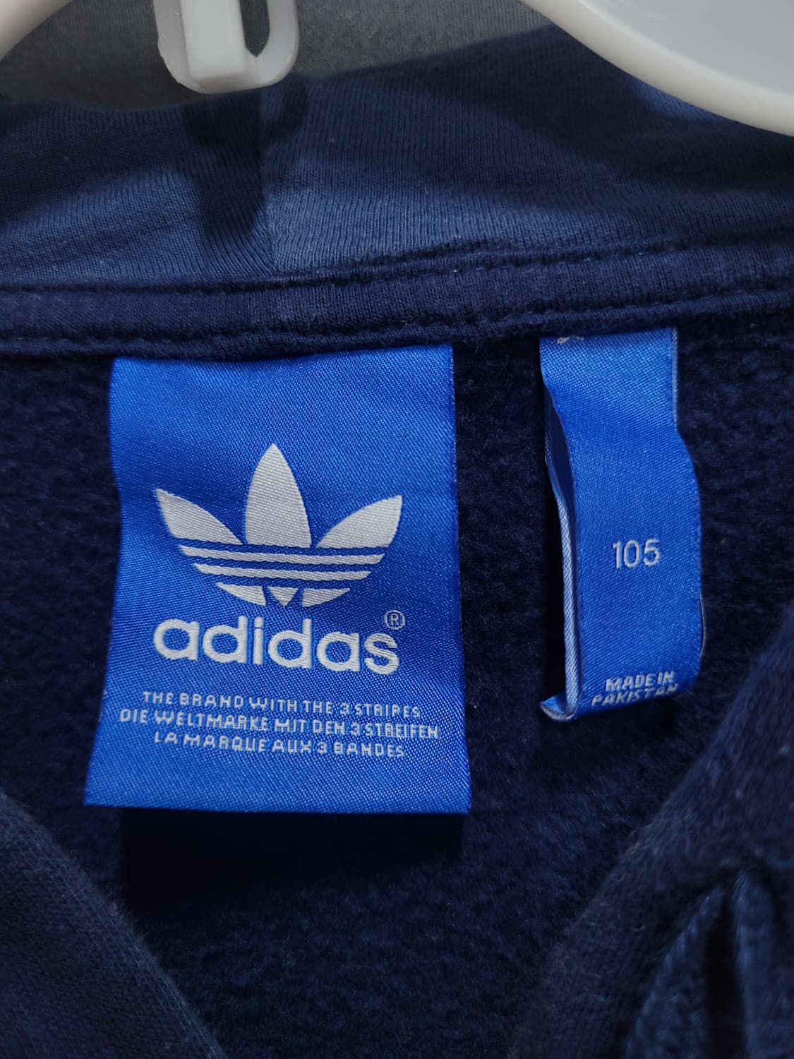 아디다스 불꽃 파이어버드 빈티지 네이비 후드집업 상품이미지5