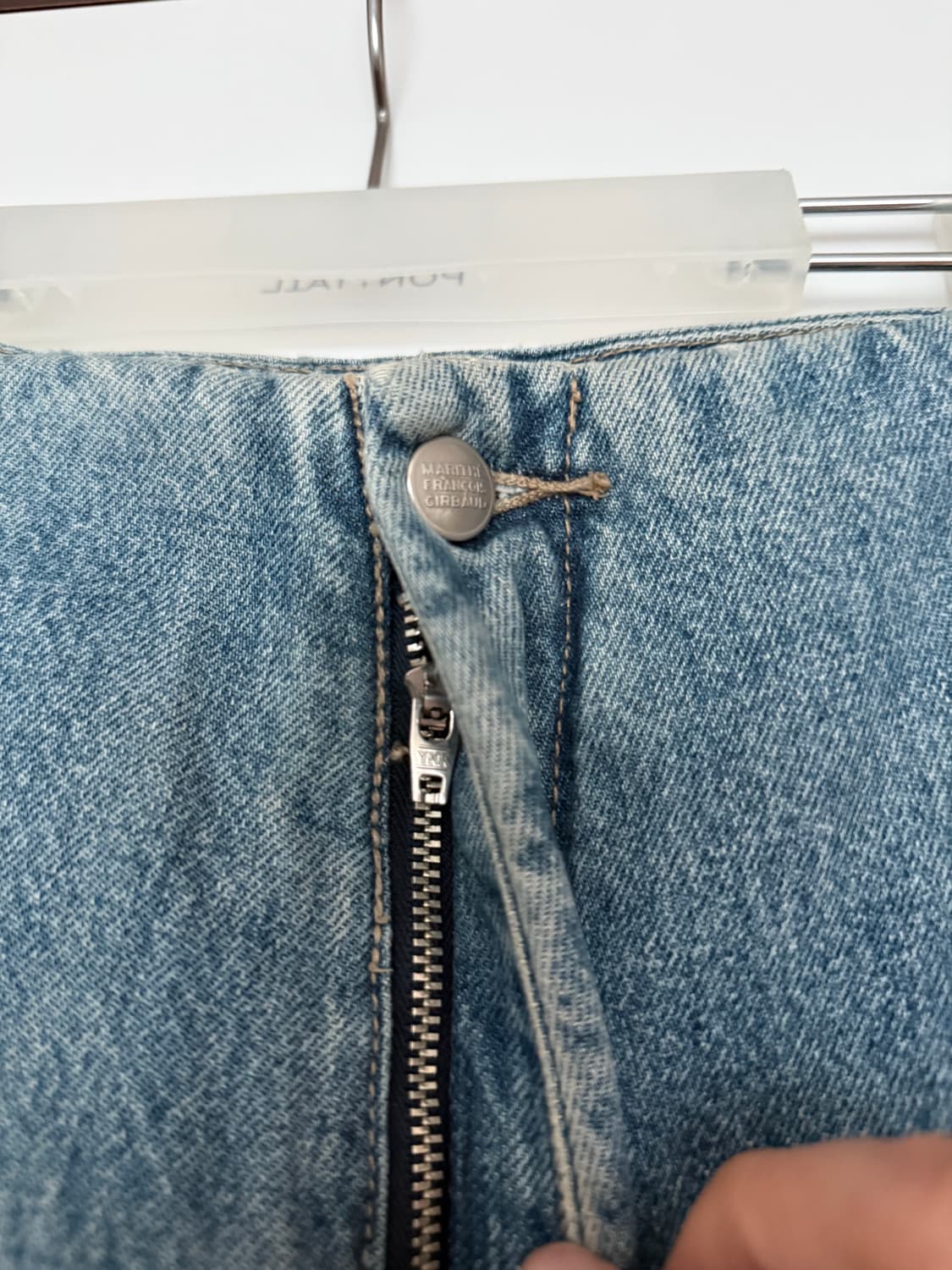 00s 빈티지 마리떼프랑소와저버 본디지 데님팬츠 (38) 상품이미지5